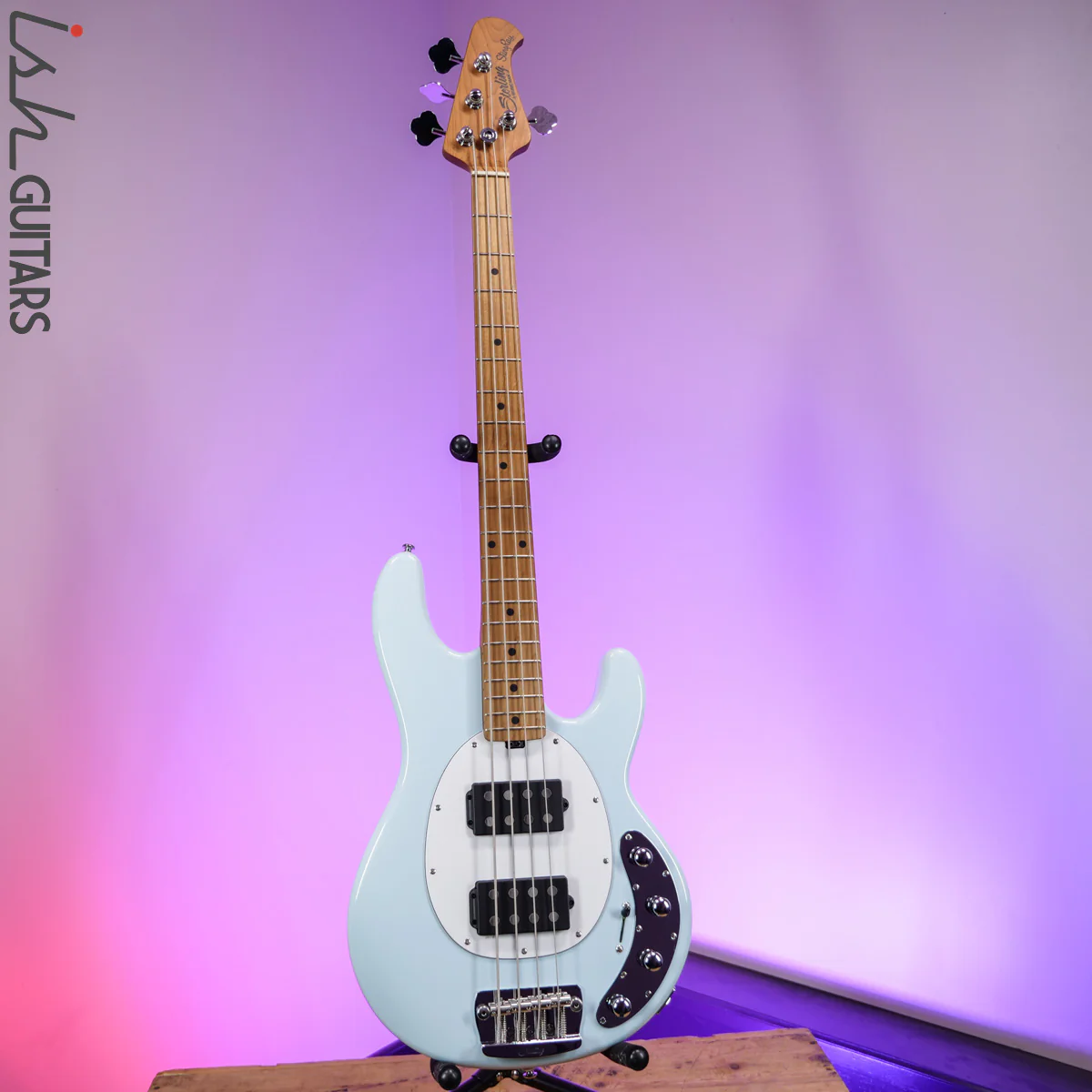 Sterling by Music Man StingRay Ray34HH Daphne Blue - Image 2