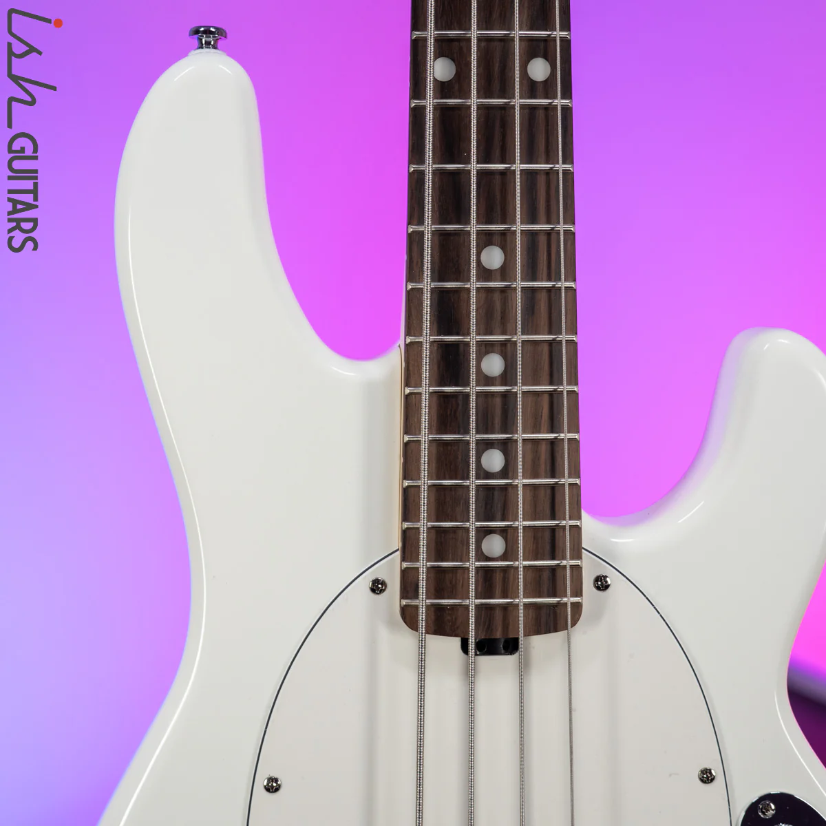 Sterling by Music Man StingRay Short Scale Olympic White - Image 3