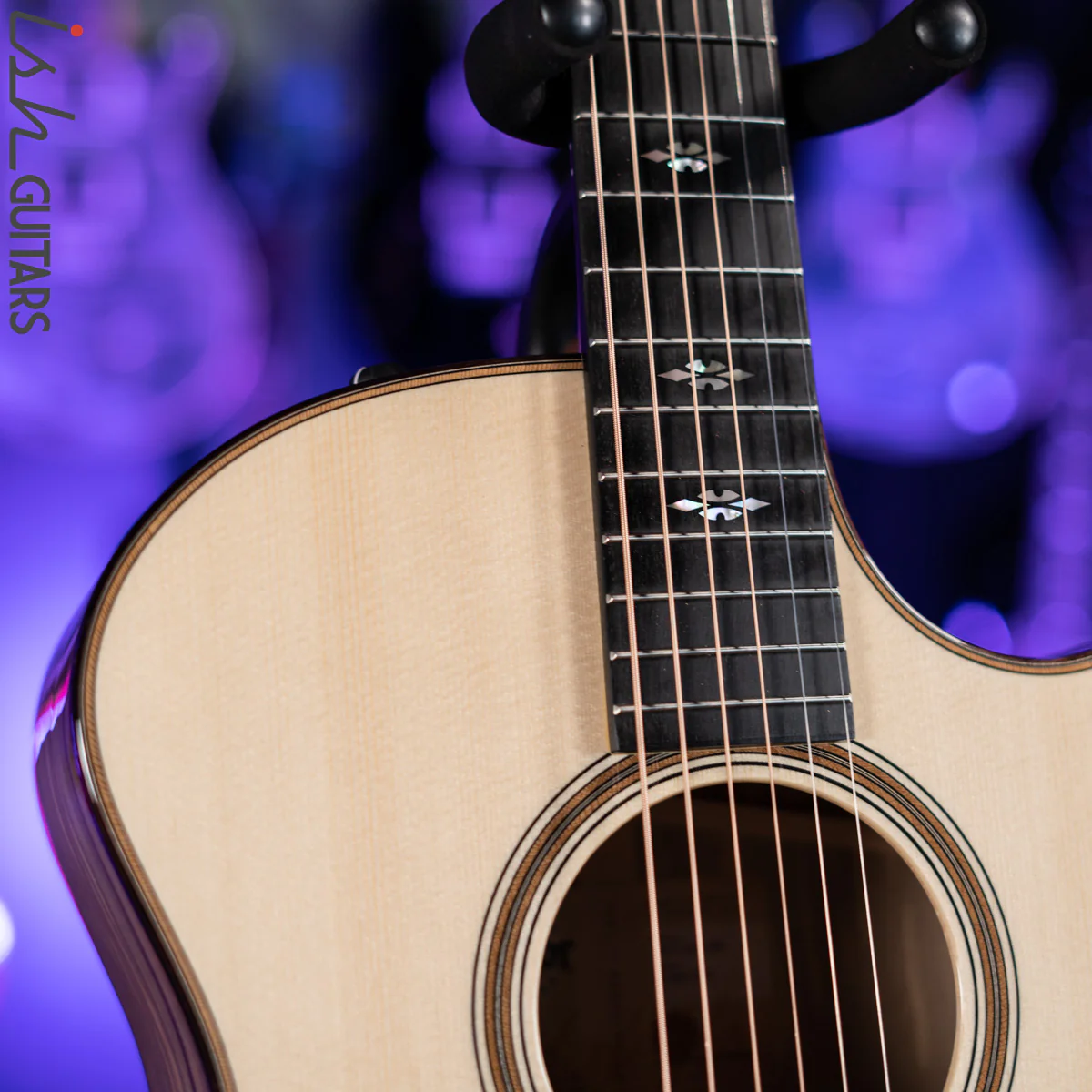 2021 Taylor 714ce LTD V-Class Blackheart Sassafras Lutz Spruce Natural - Image 6