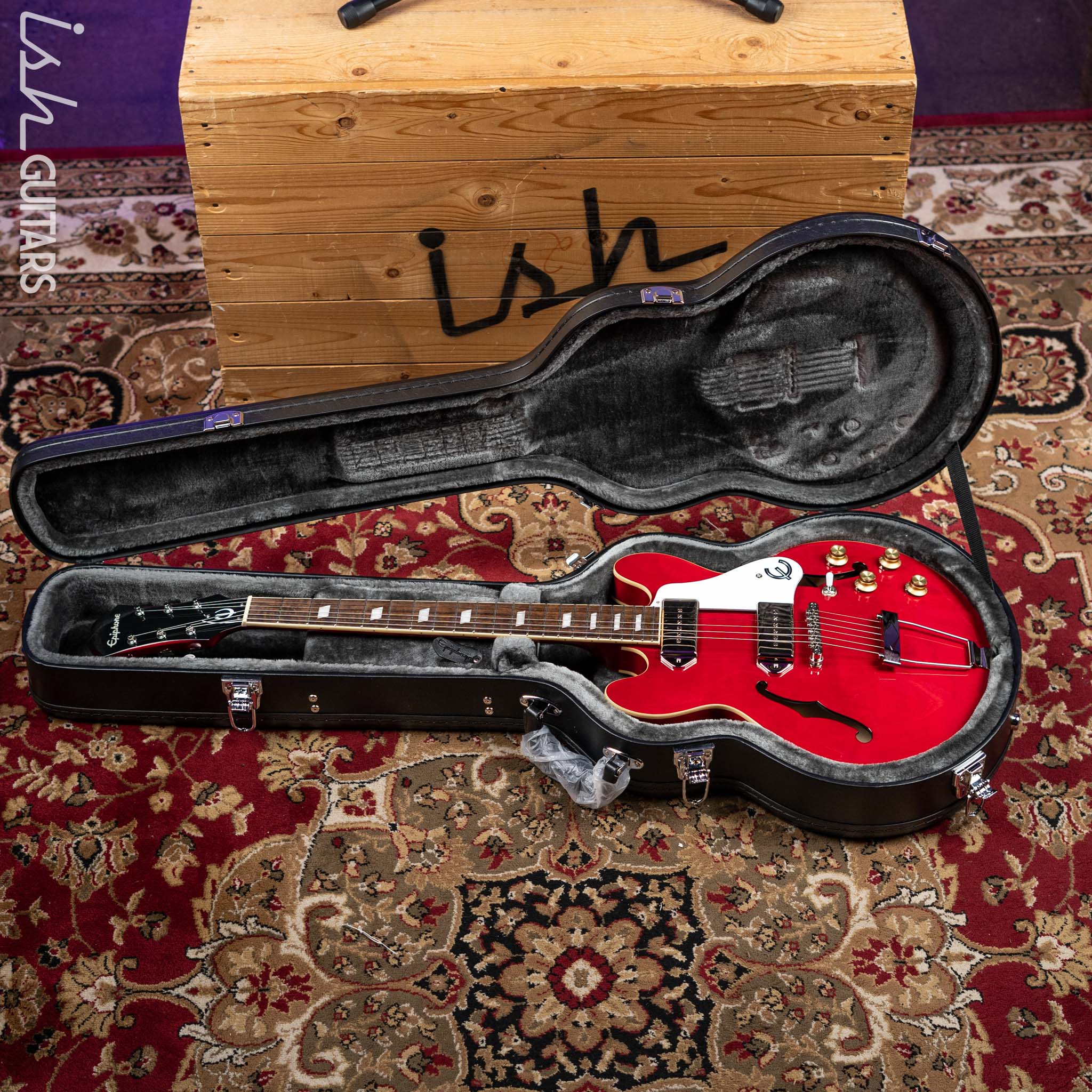 2022 Epiphone Casino Coupe Hollowbody Cherry Red - Image 11