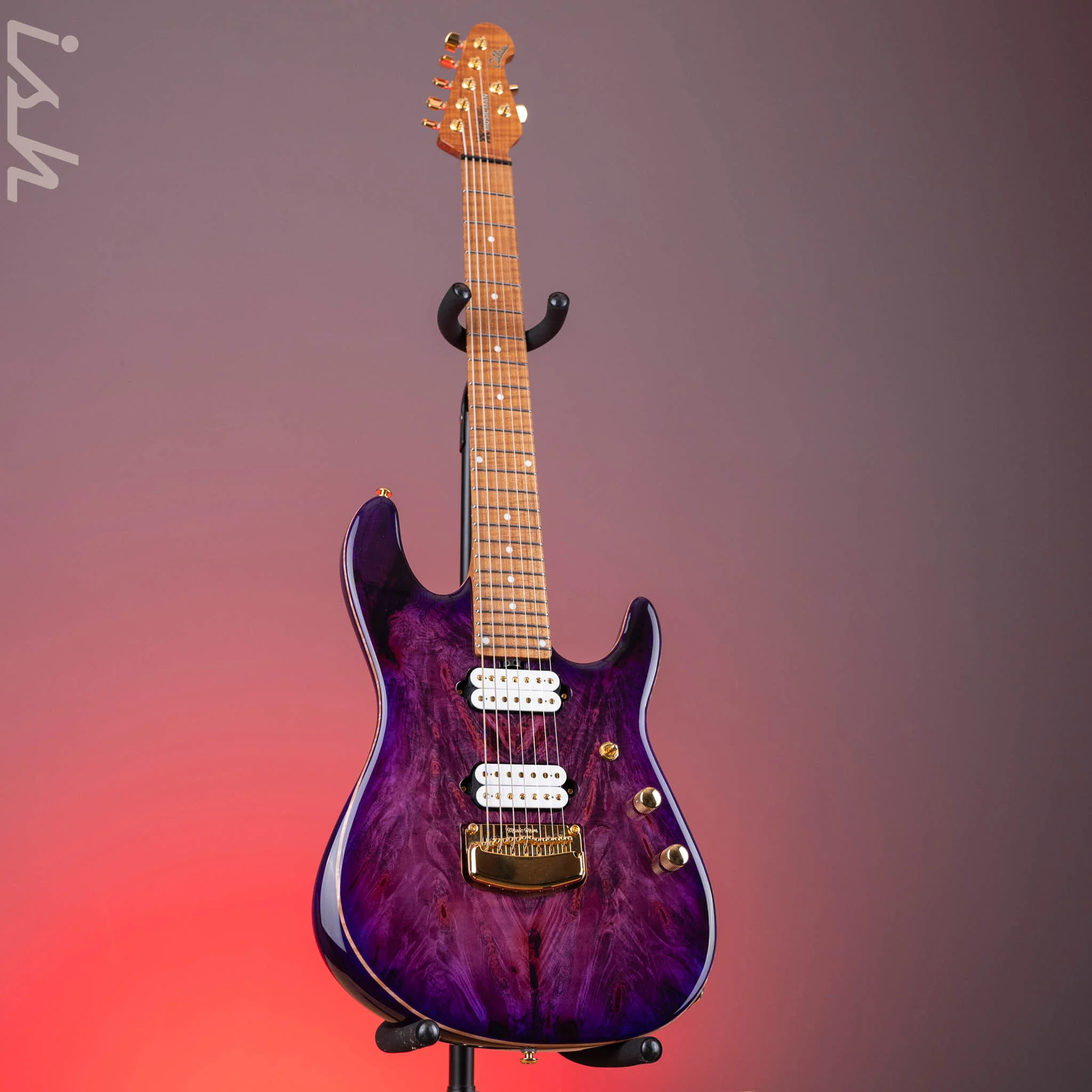 2022 Ernie Ball Music Man Jason Richardson 7-String Majora Purple - Image 2