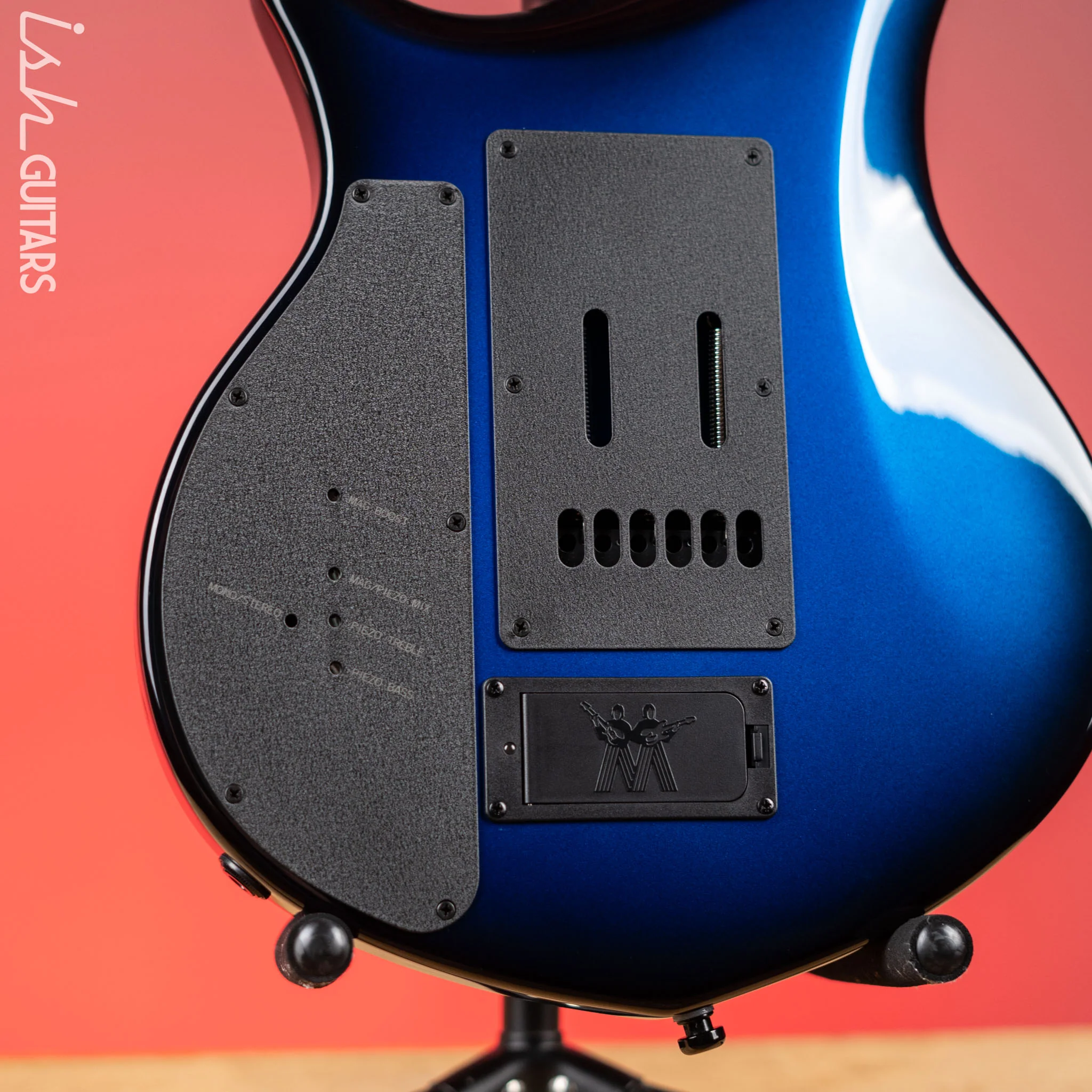 2022 Ernie Ball Music Man Majesty John Petrucci Signature Titan Blue - Image 11