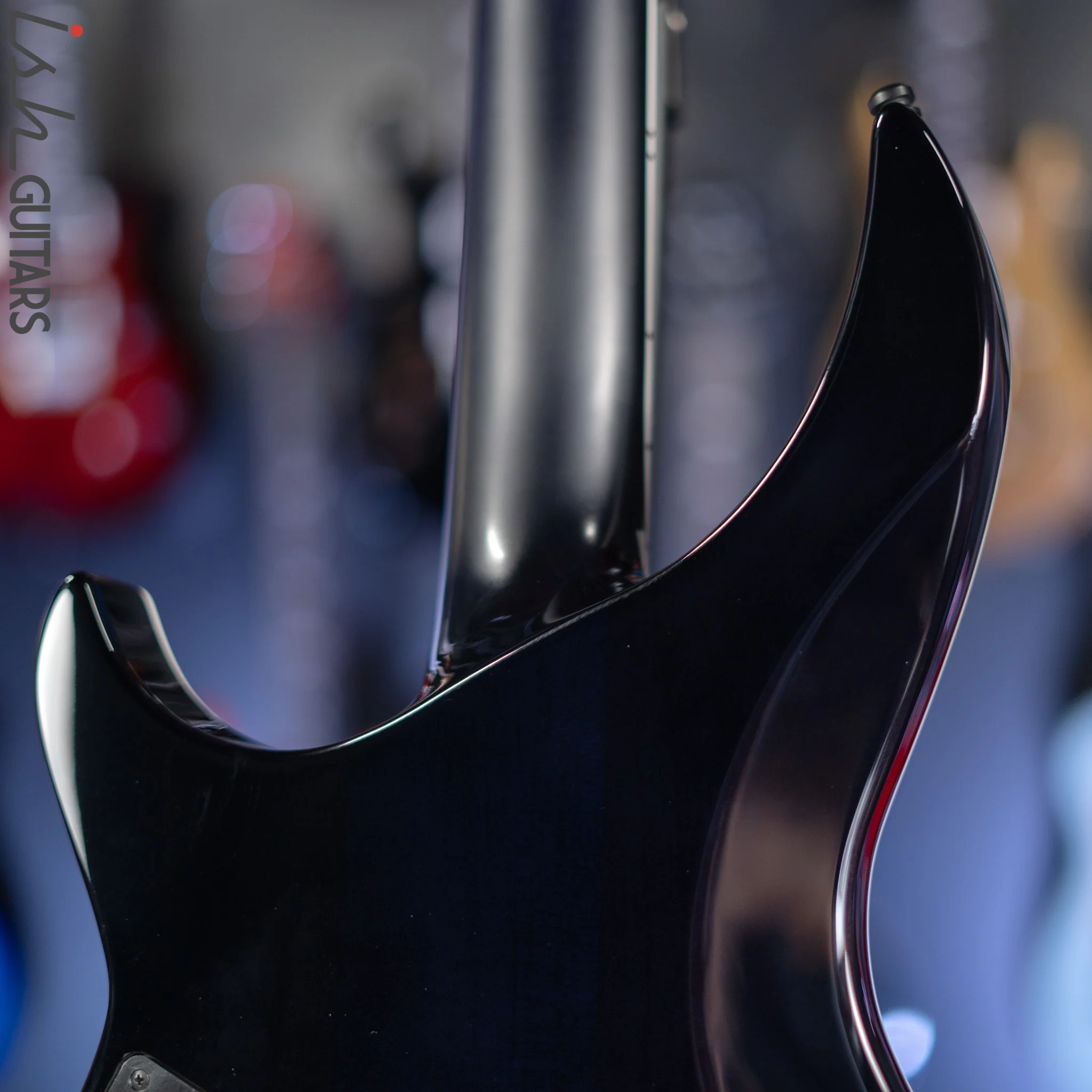 2022 ESP E-II Horizon III Flame Maple Reindeer Blue Gloss - Image 9