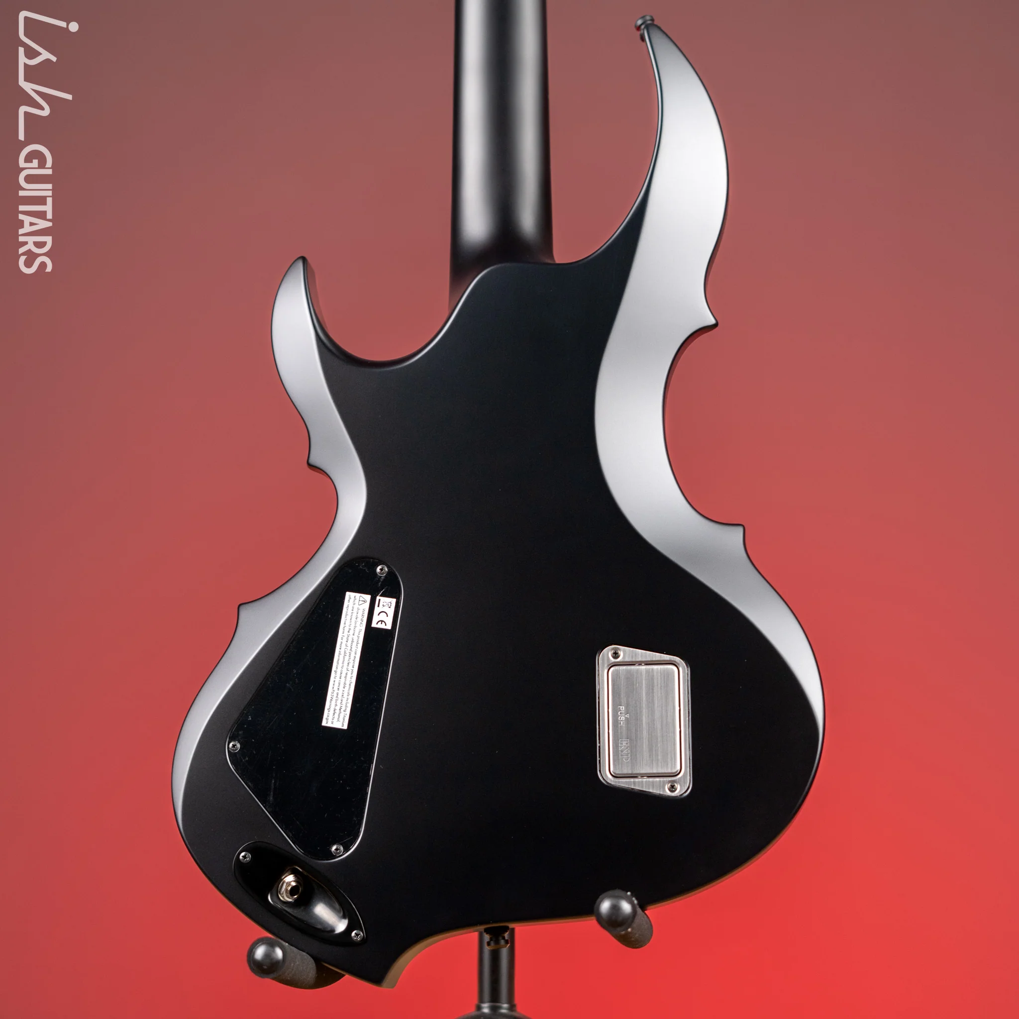 2022 ESP Guitars Tom Araya FRX Signature Bass MIJ Custom Shop Black Satin - Image 8