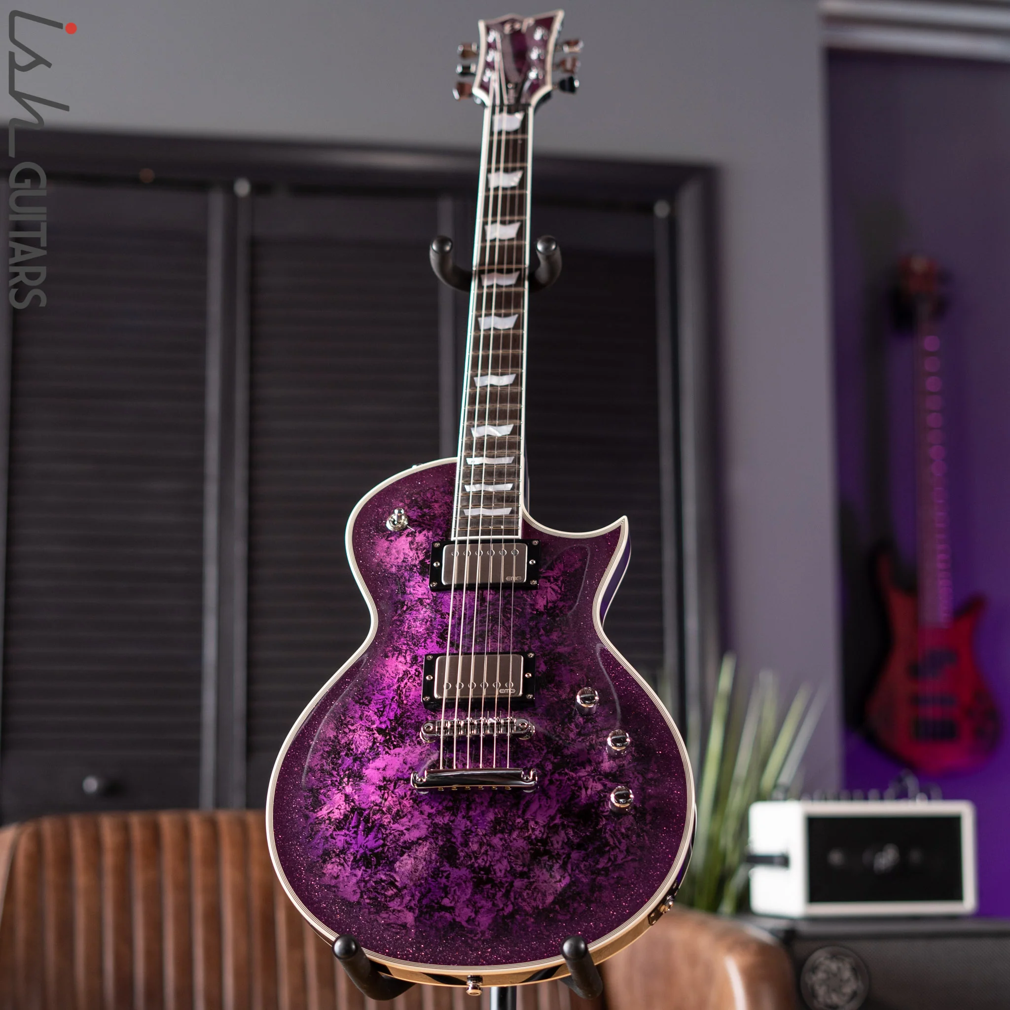 2022 ESP Original Eclipse Custom Purple Peel Gloss - Image 7