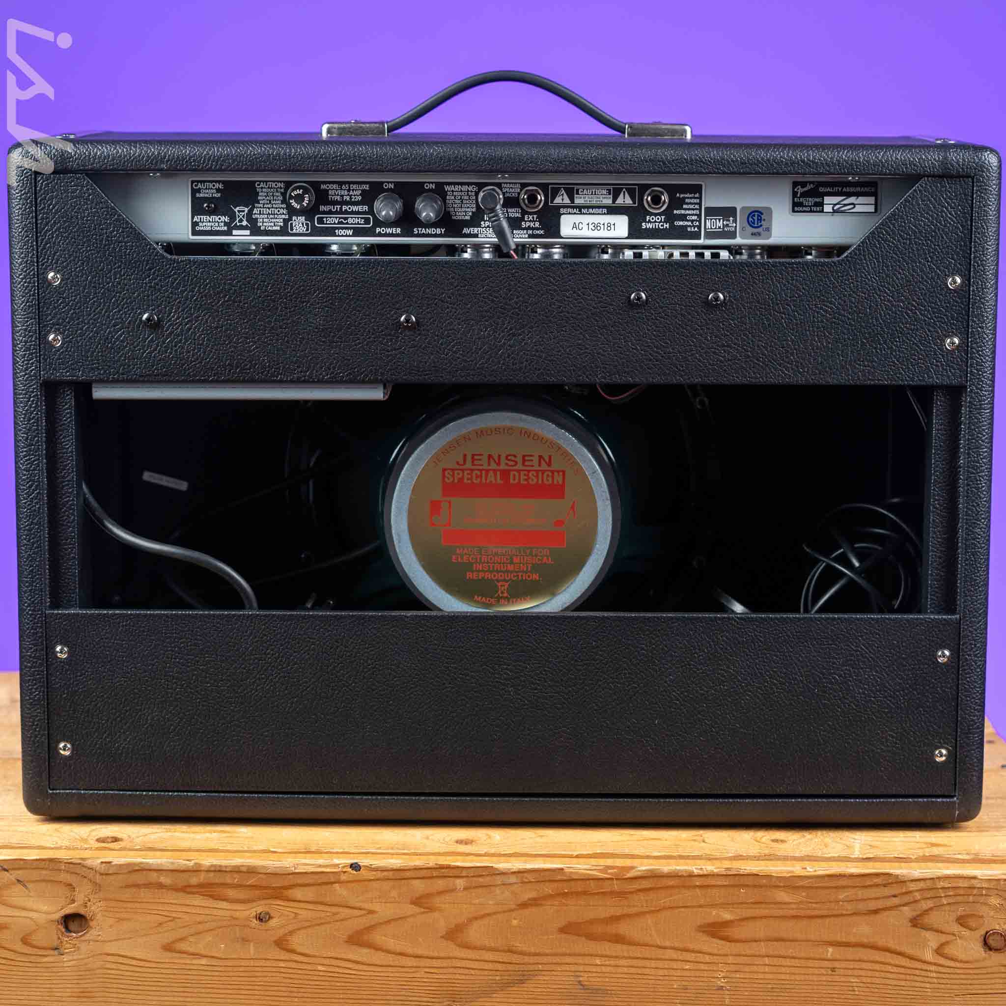 2022 Fender '65 Deluxe Reverb Combo Amp - Image 4