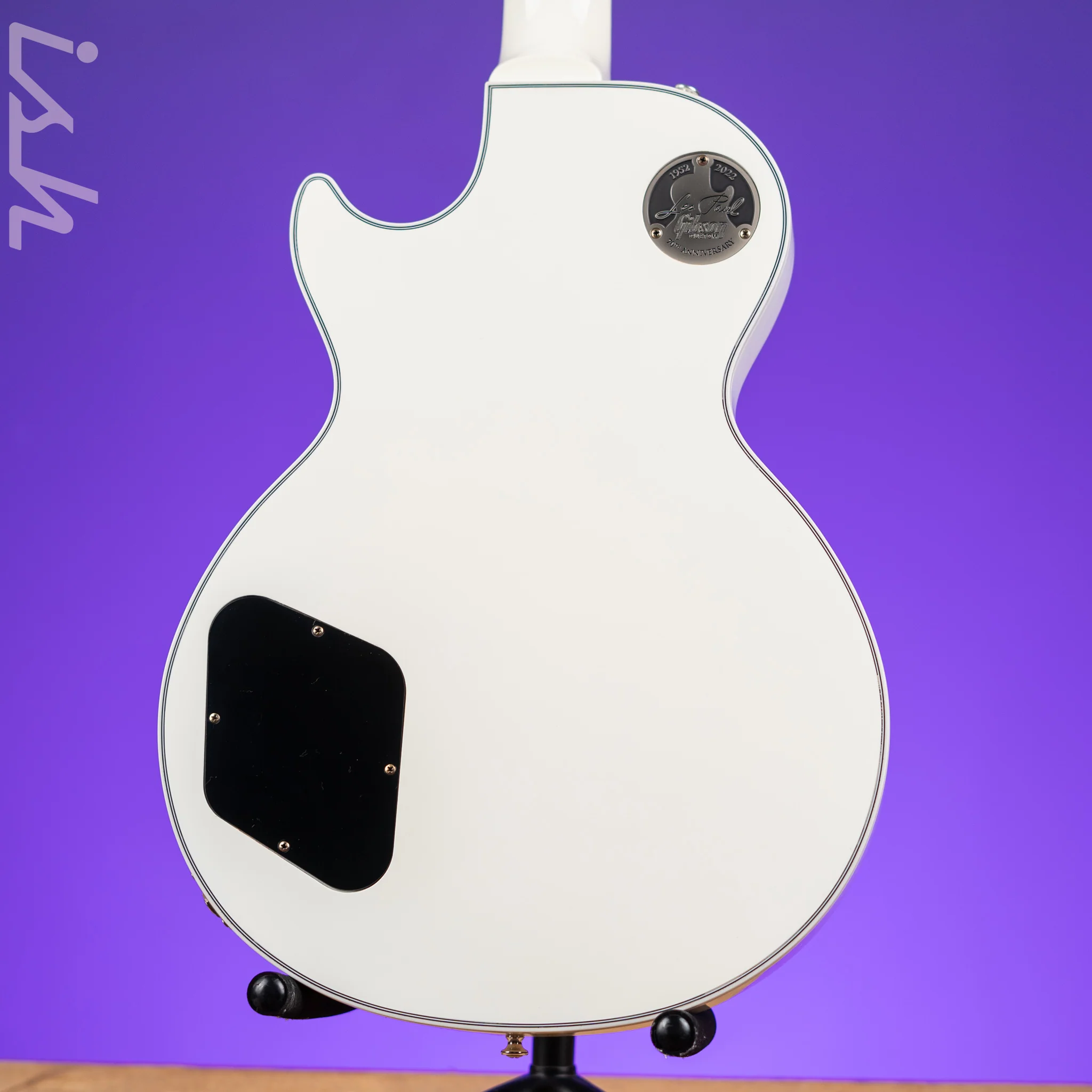 2022 Gibson Les Paul Custom w/ Ebony Fingerboard White Gloss - Image 12