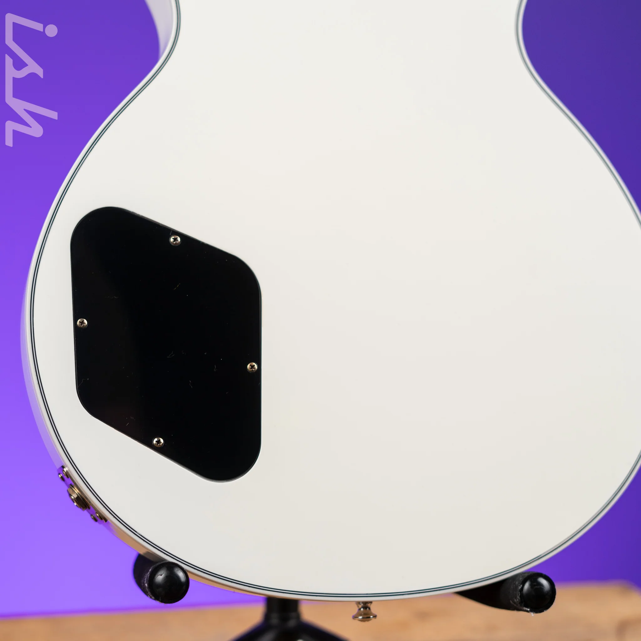 2022 Gibson Les Paul Custom w/ Ebony Fingerboard White Gloss - Image 14