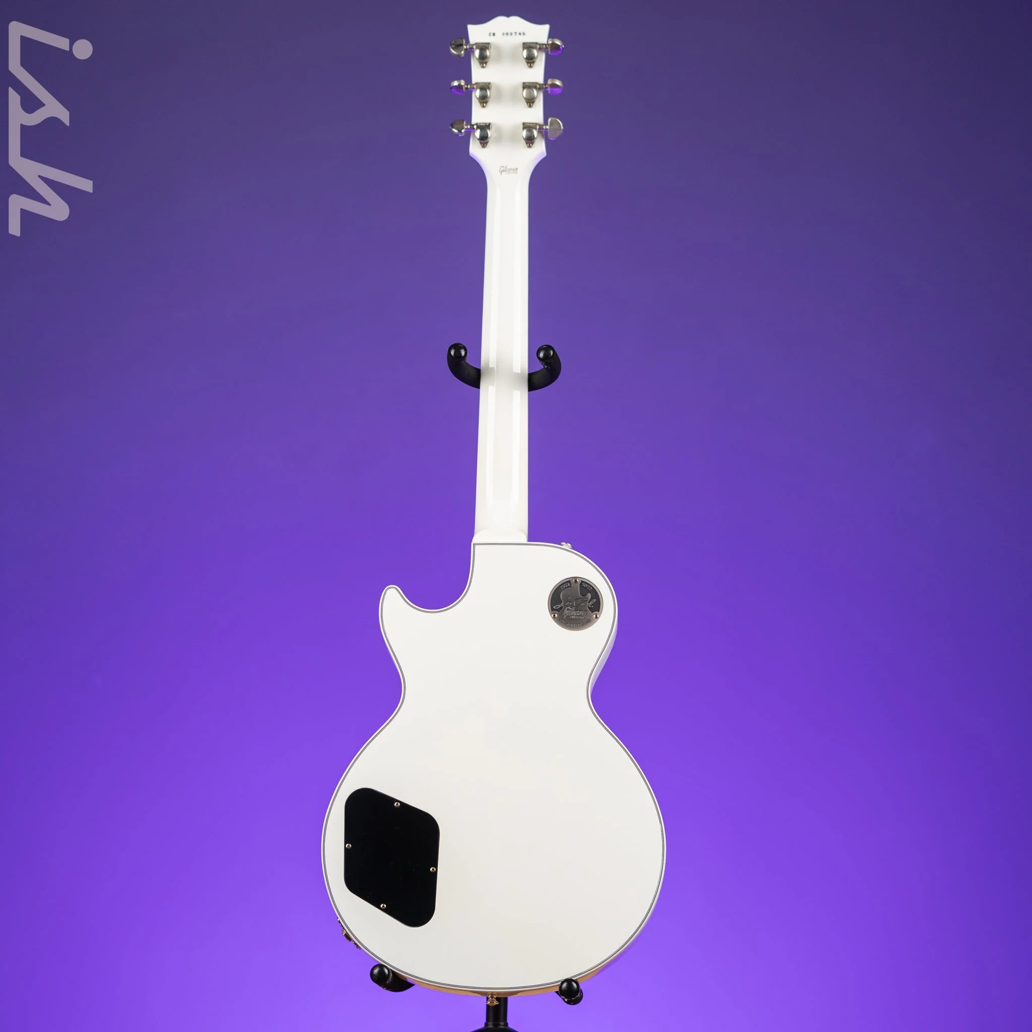 2022 Gibson Les Paul Custom White - Headstock Repair - Image 11