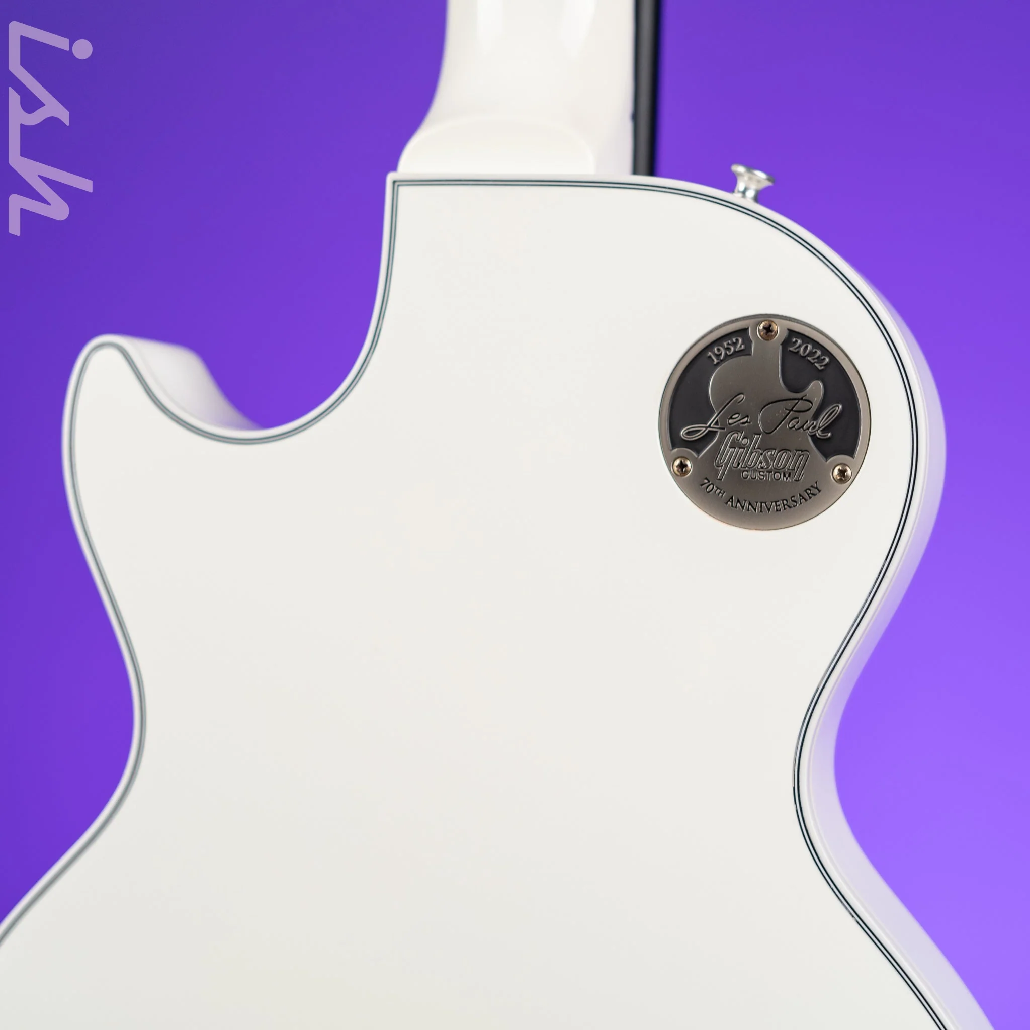 2022 Gibson Les Paul Custom White - Headstock Repair - Image 8
