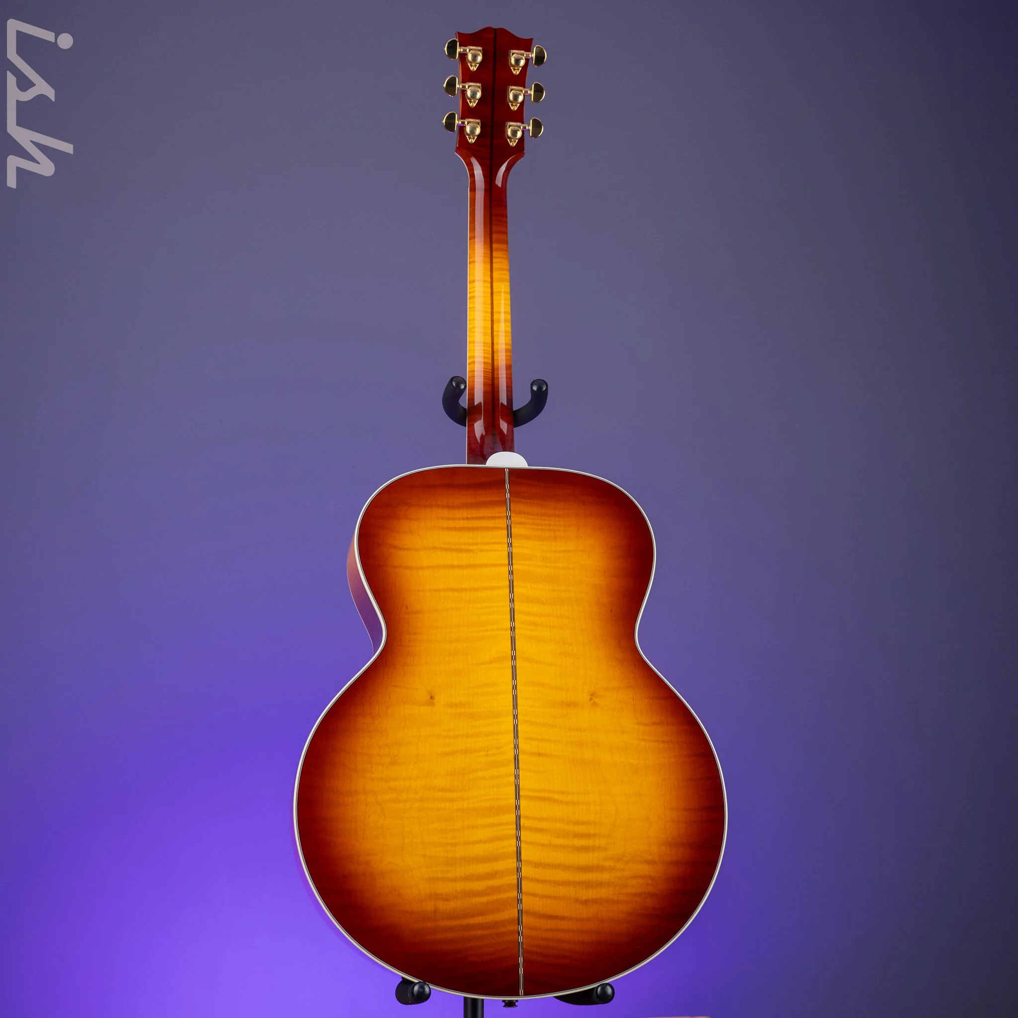 2022 Gibson SJ-200 Standard Acoustic-Electric Guitar Autumnburst - Image 7