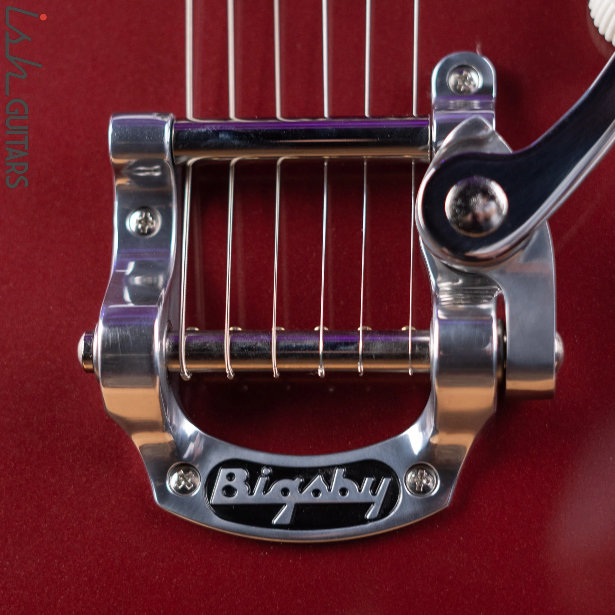 Harmony Standard Silhouette w/ Bigsby Electric Guitar Burgundy Demo - Image 5