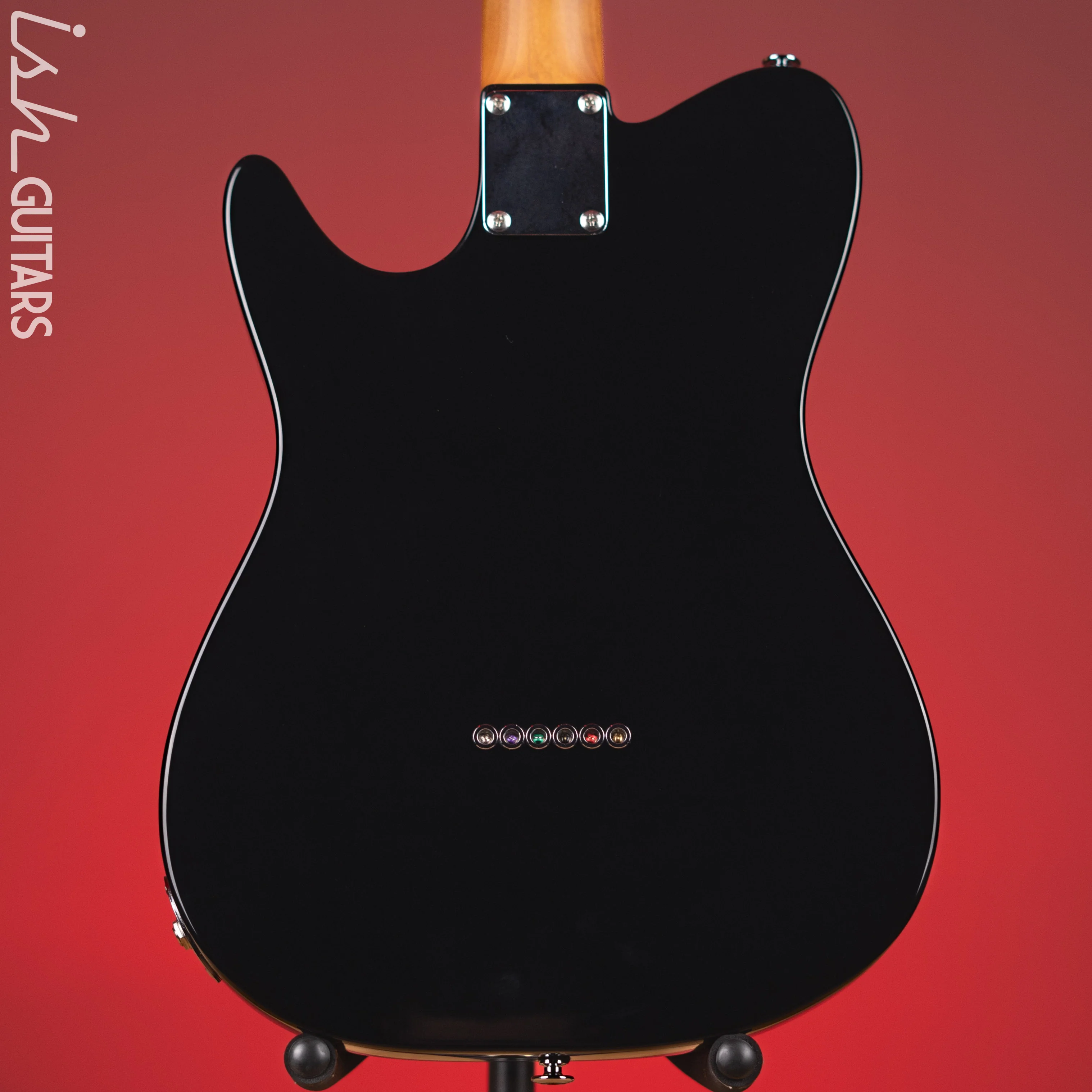 2022 Ibanez Prestige FLATV1 Josh Smith Signature Black - Image 7