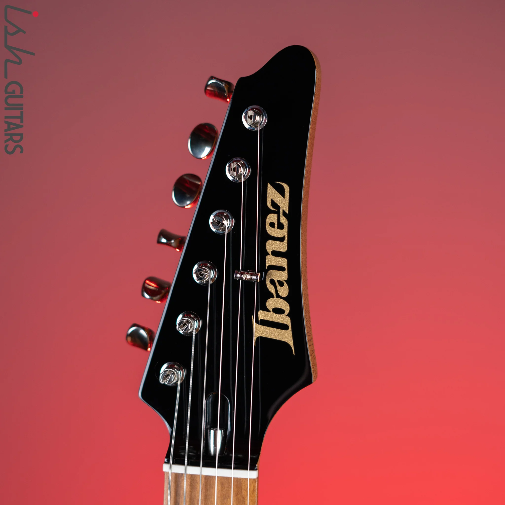 2022 Ibanez Prestige FLATV1 Josh Smith Signature Black - Image 6