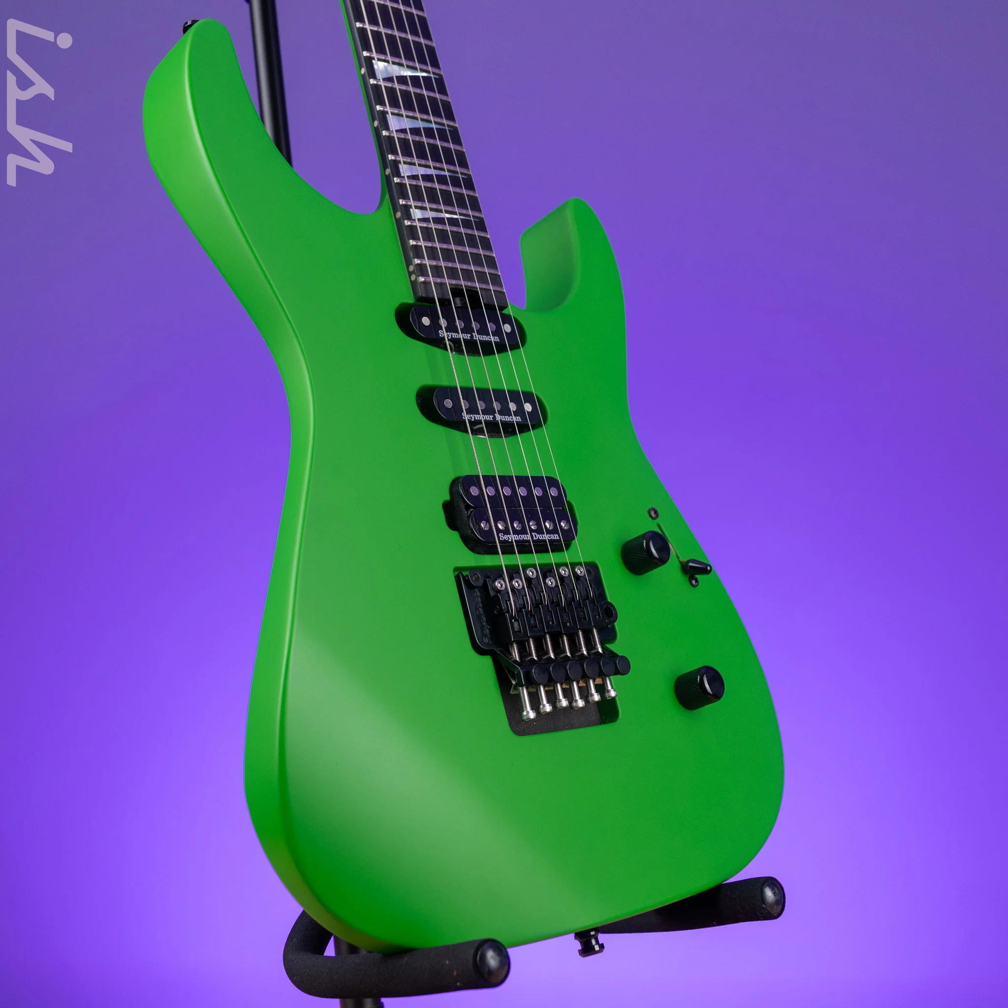 2022 Jackson Soloist SL3 Slime Green - Image 3