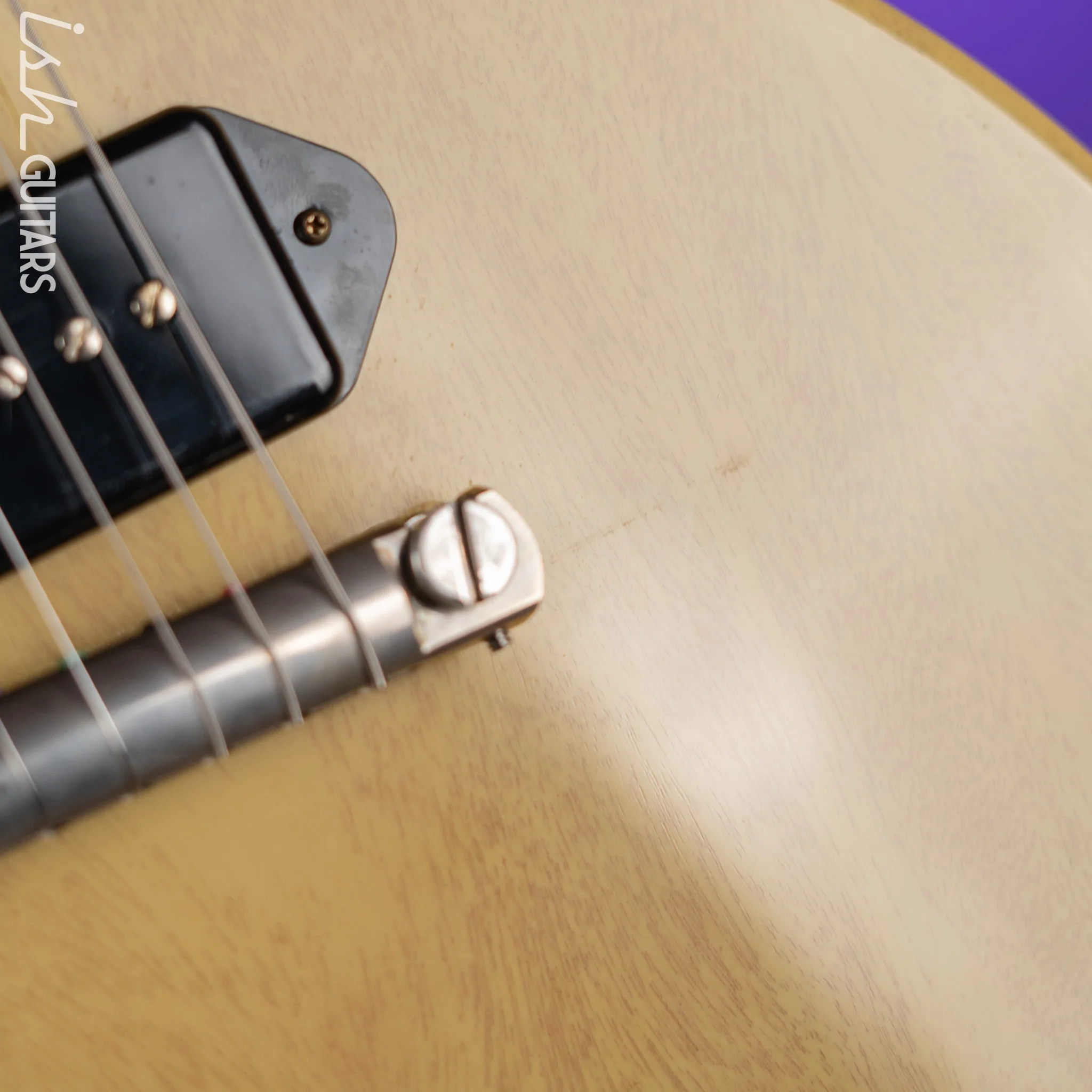 2022 Lefty Gibson '58 Les Paul Junior Double Cut TV Yellow - Image 5