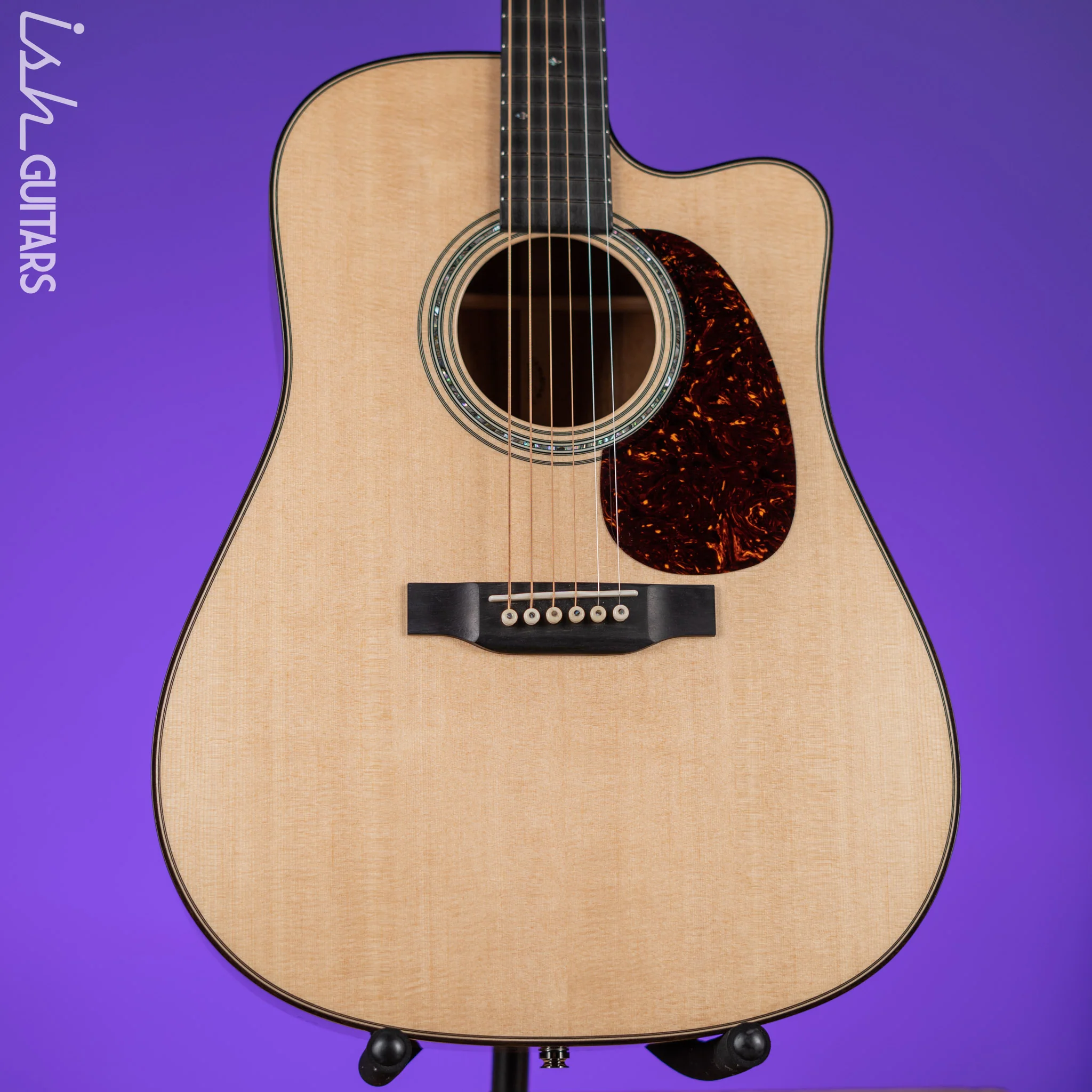 2022 Martin Custom Shop D-28 Cutaway Acoustic Guitar Flamed Koa Natural - Image 2
