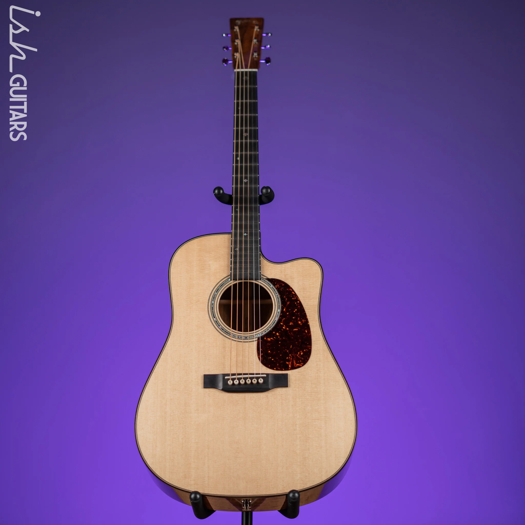 2022 Martin Custom Shop D-28 Cutaway Acoustic Guitar Flamed Koa Natural - Image 3