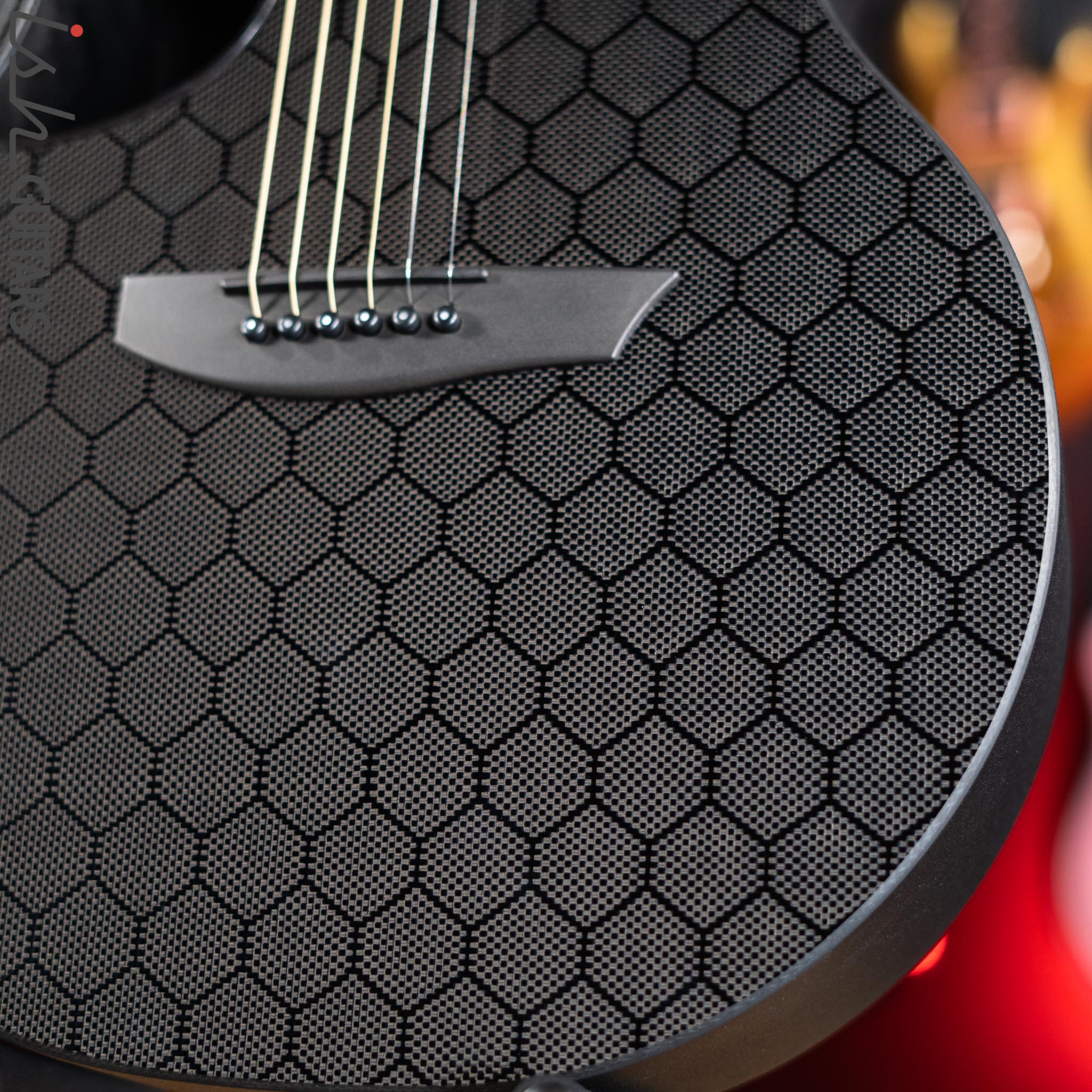 2022 McPherson Sable Carbon Fiber Acoustic Electric Guitar Honeycomb Gloss - Image 4