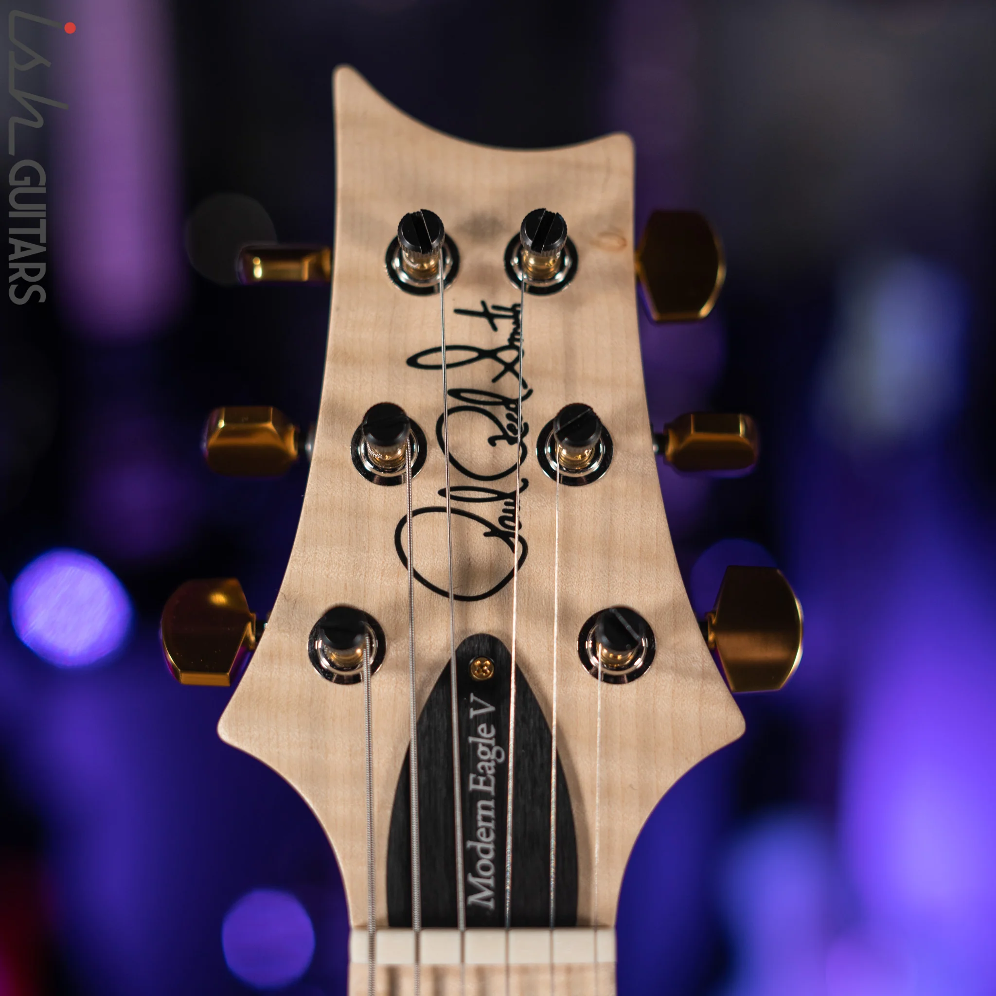 PRS Wood Library Modern Eagle V Satin Opaque Black - Image 6