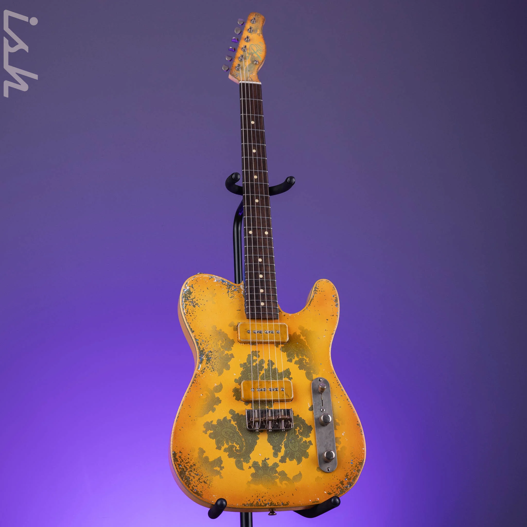 2022 Palir Titan Yellow w/ Faded Blue Paisley - Image 2