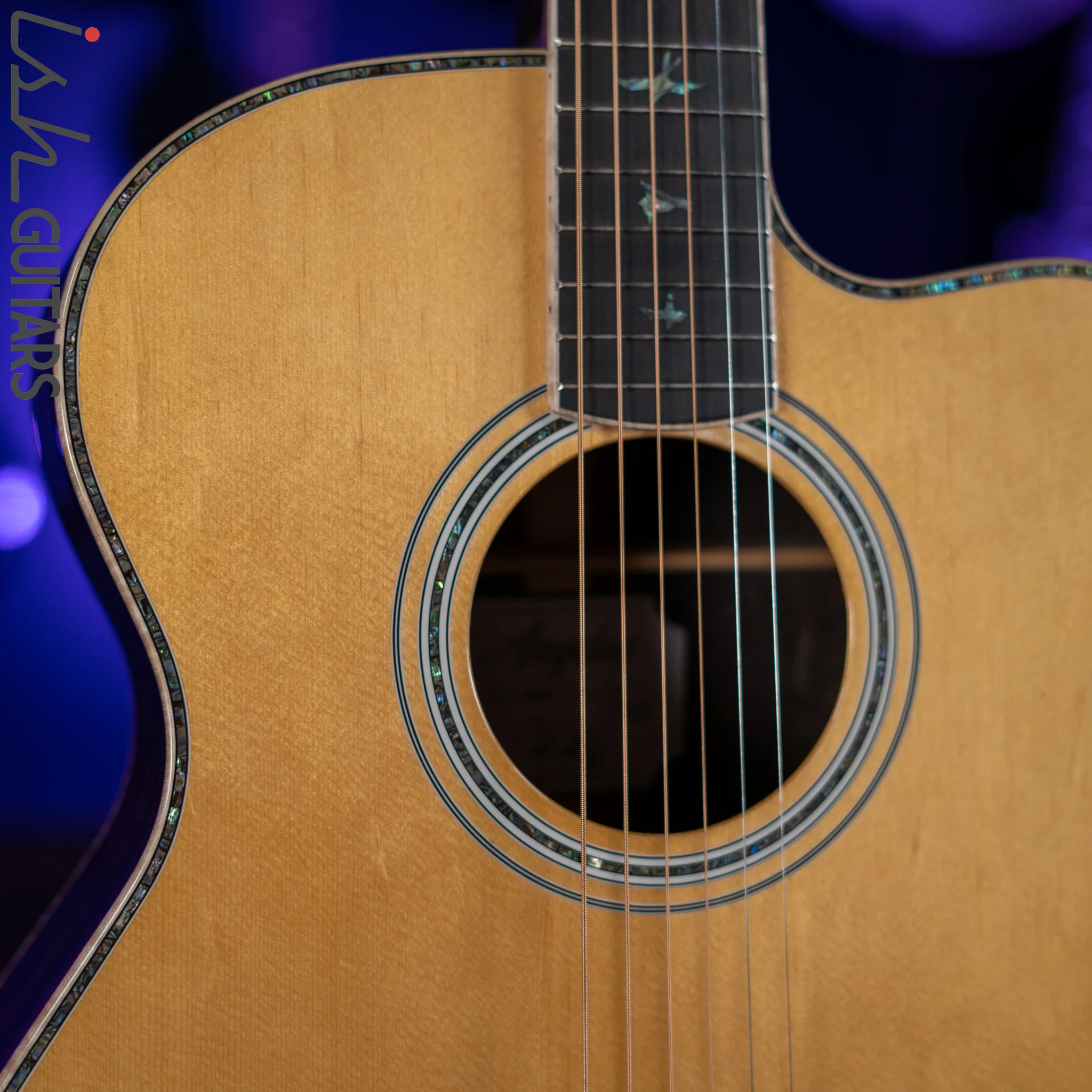 PRS SE A60E Angelus Acoustic Electric Guitar Ziricote - Image 4
