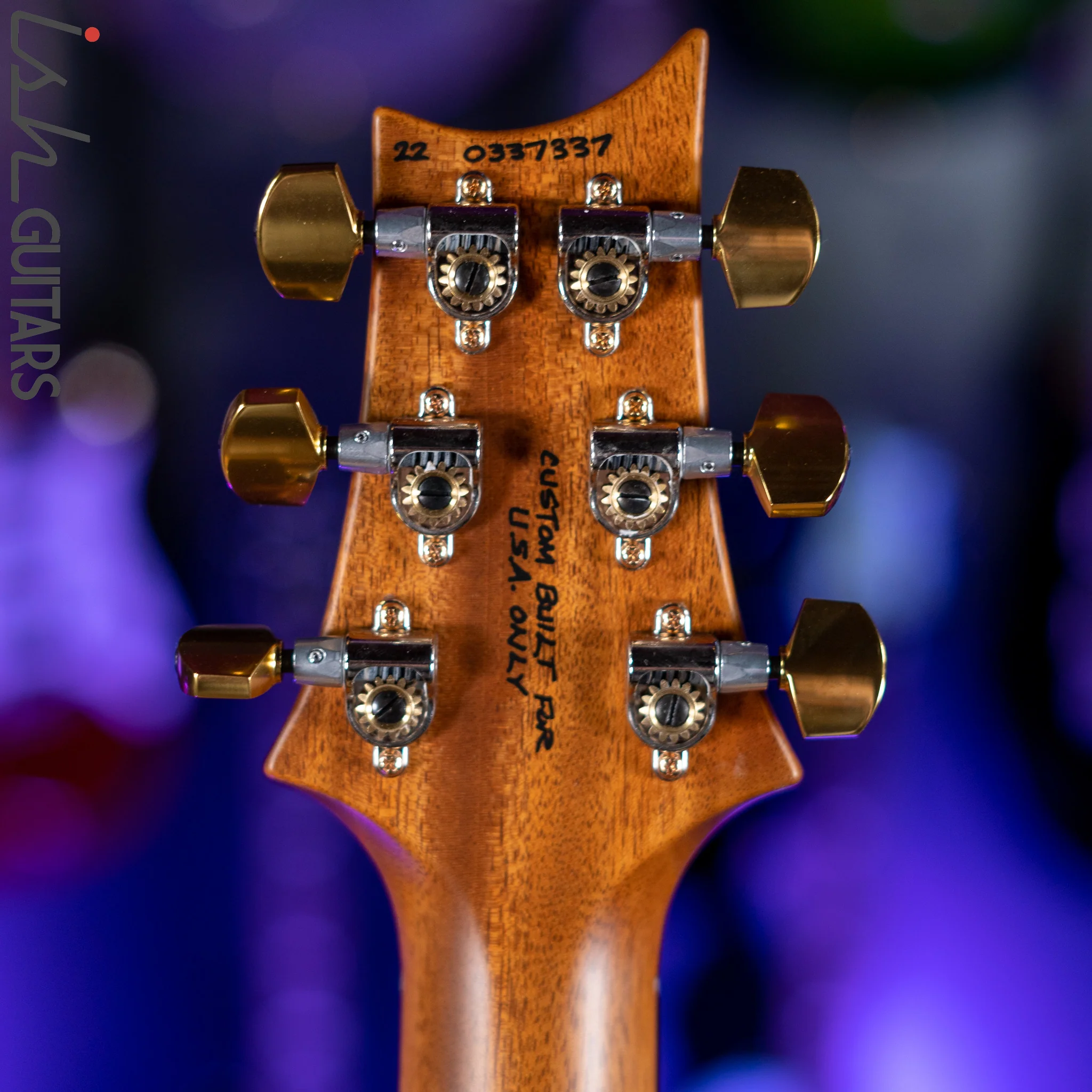 PRS Wood Library Modern Eagle V Opaque Gold Top Brazilian Rosewood - Image 12