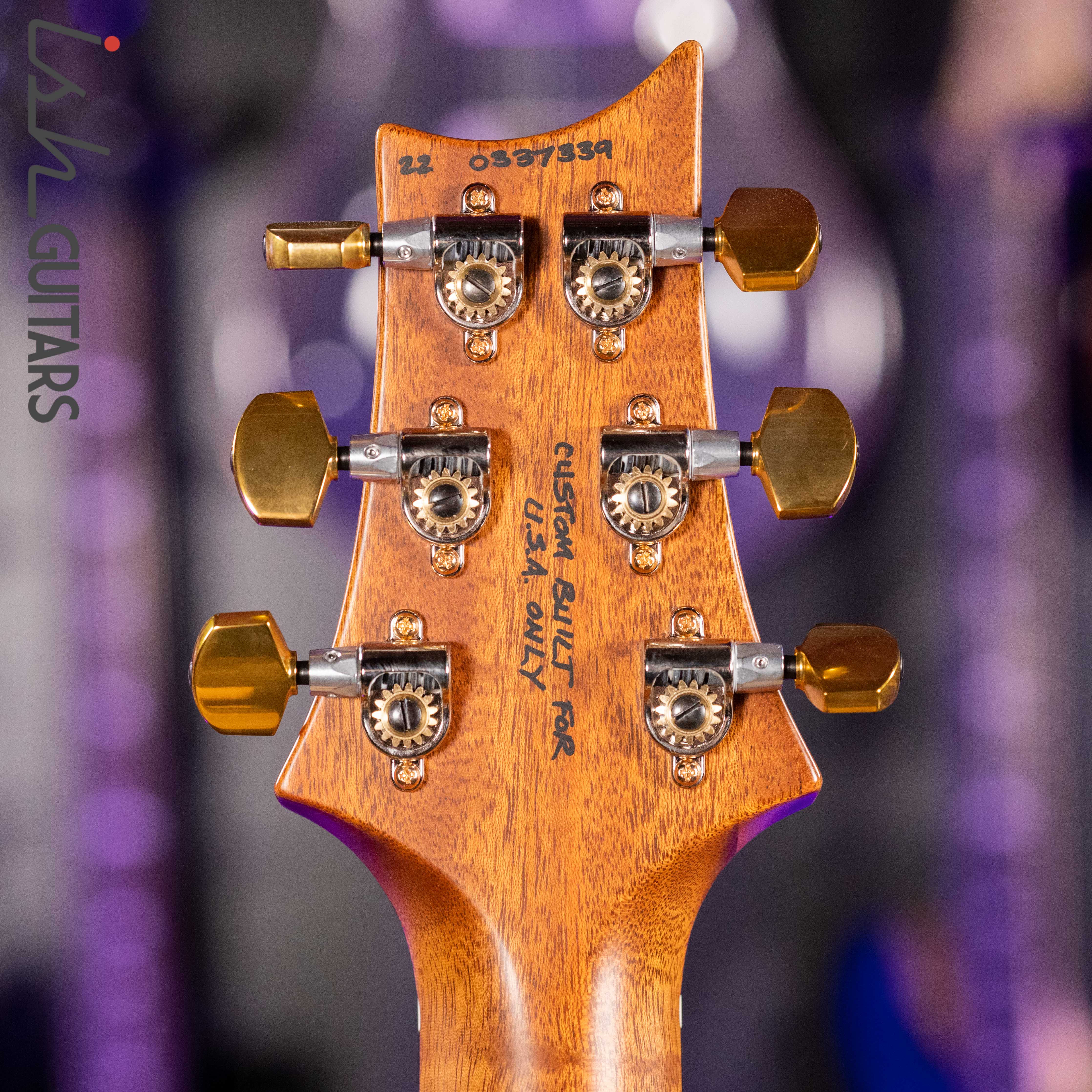 PRS Wood Library Modern Eagle V Satin Opaque Black Brazilian Rosewood - Image 8