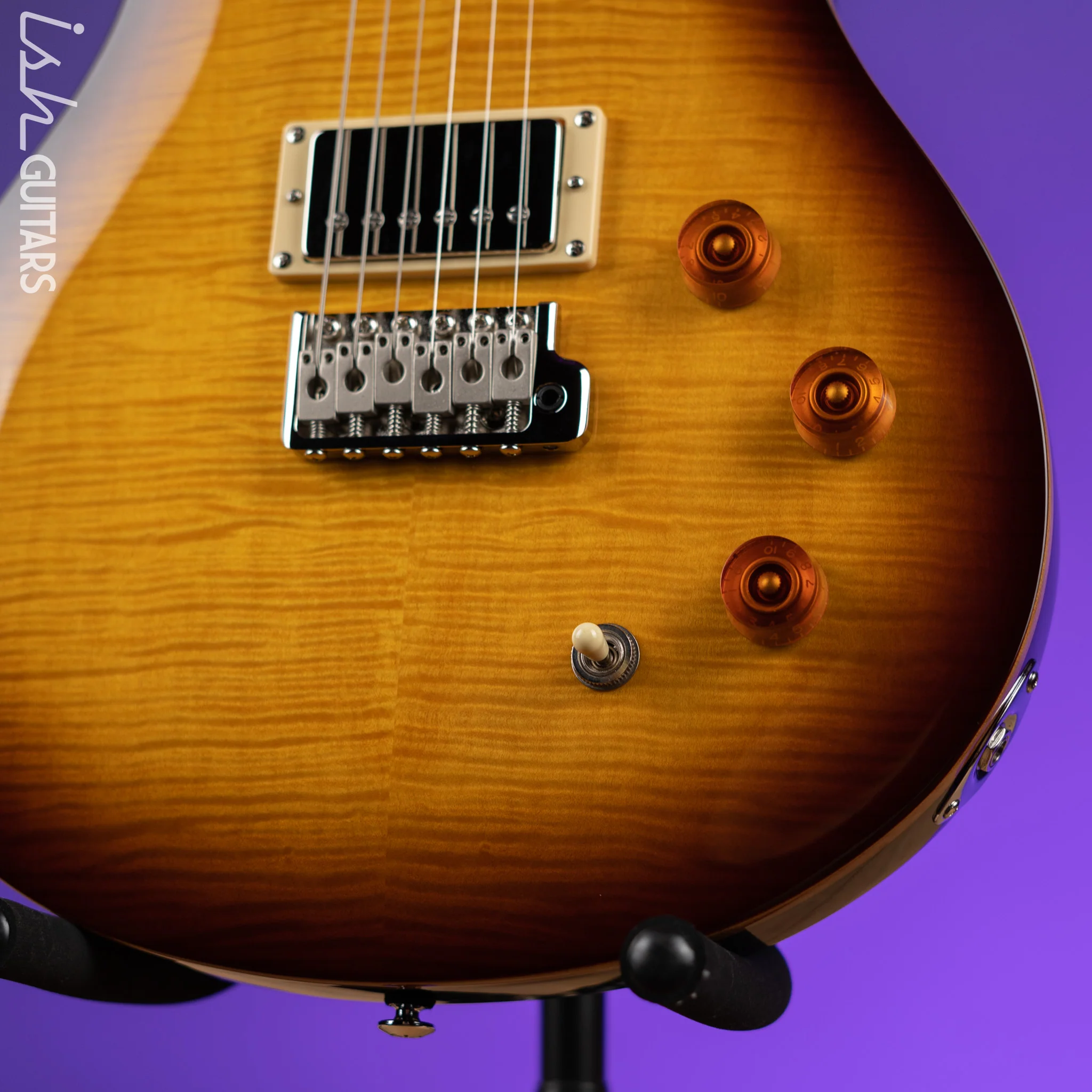 2022 PRS SE DGT McCarty Tobacco Burst - Image 4