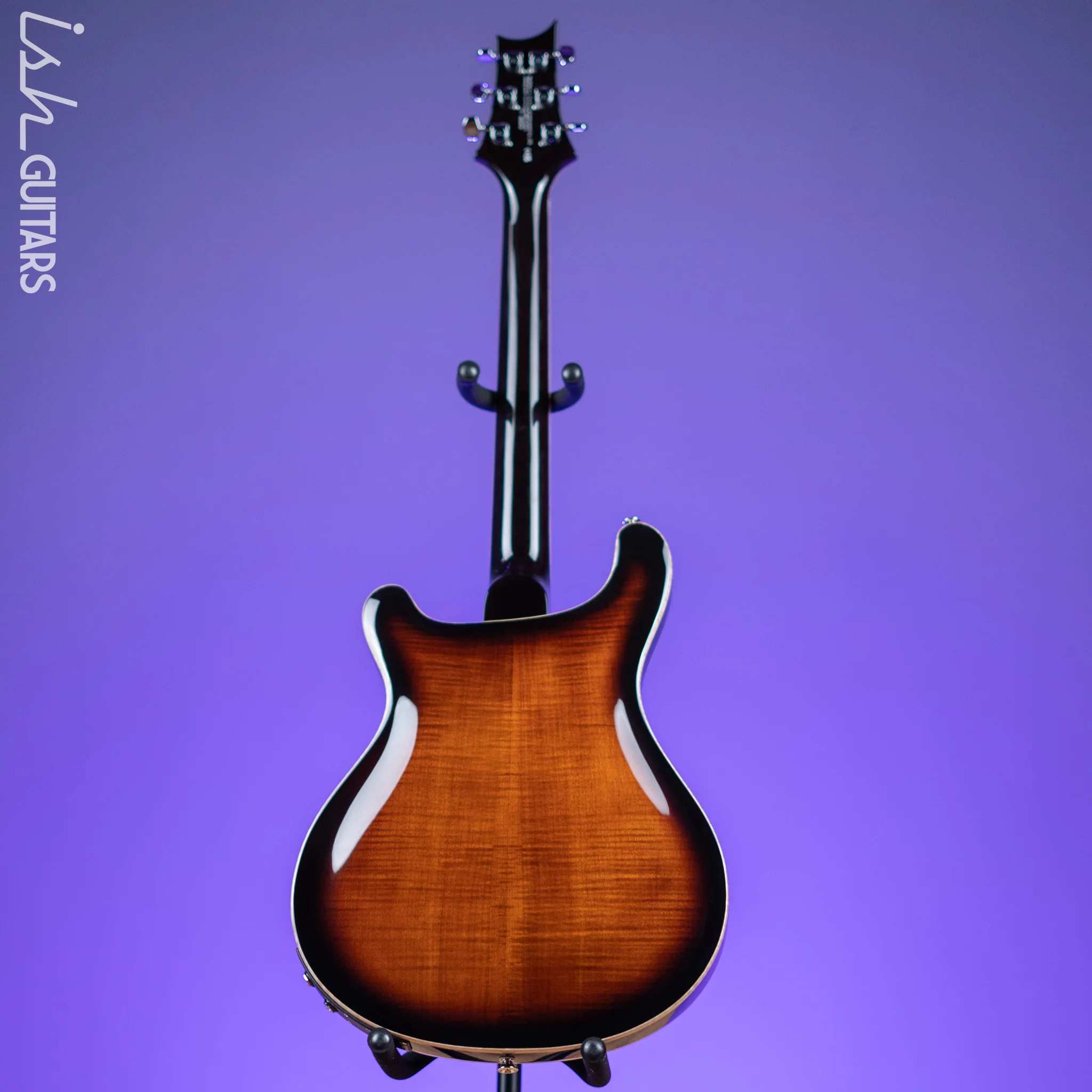 2022 PRS SE Hollowbody II Piezo Black Gold Burst - Image 7
