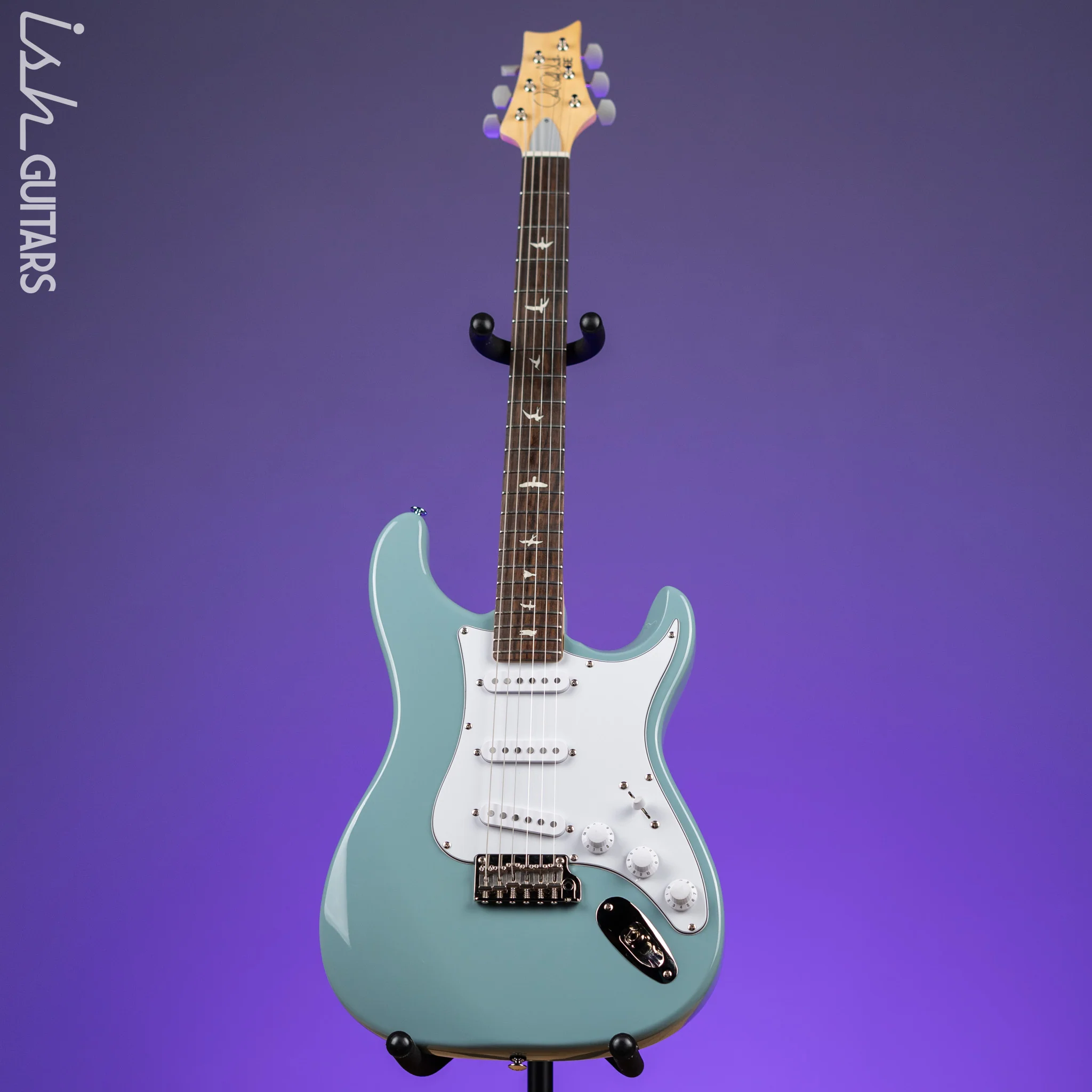 2022 PRS SE Silver Sky Electric Guitar Stone Blue - Image 2