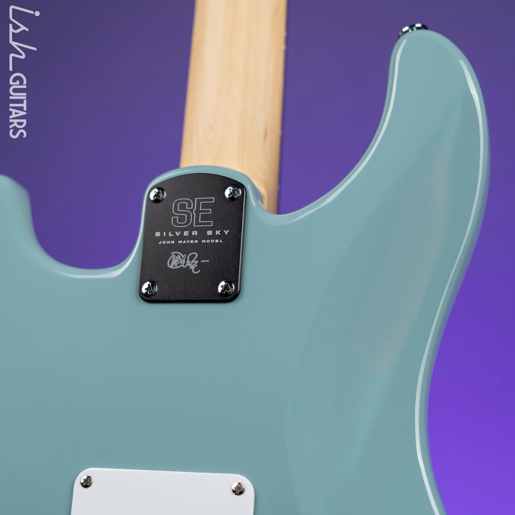 2022 PRS SE Silver Sky Electric Guitar Stone Blue - Image 8