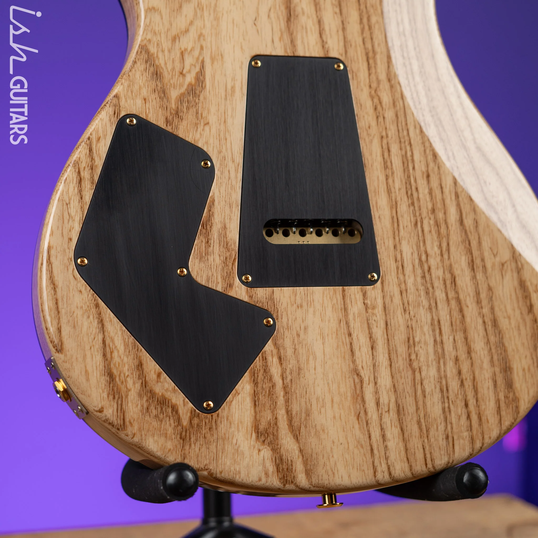2022 PRS Wood Library Modern Eagle V 10-Top Quilt Jade Green Smoked Burst Wrap - Image 11