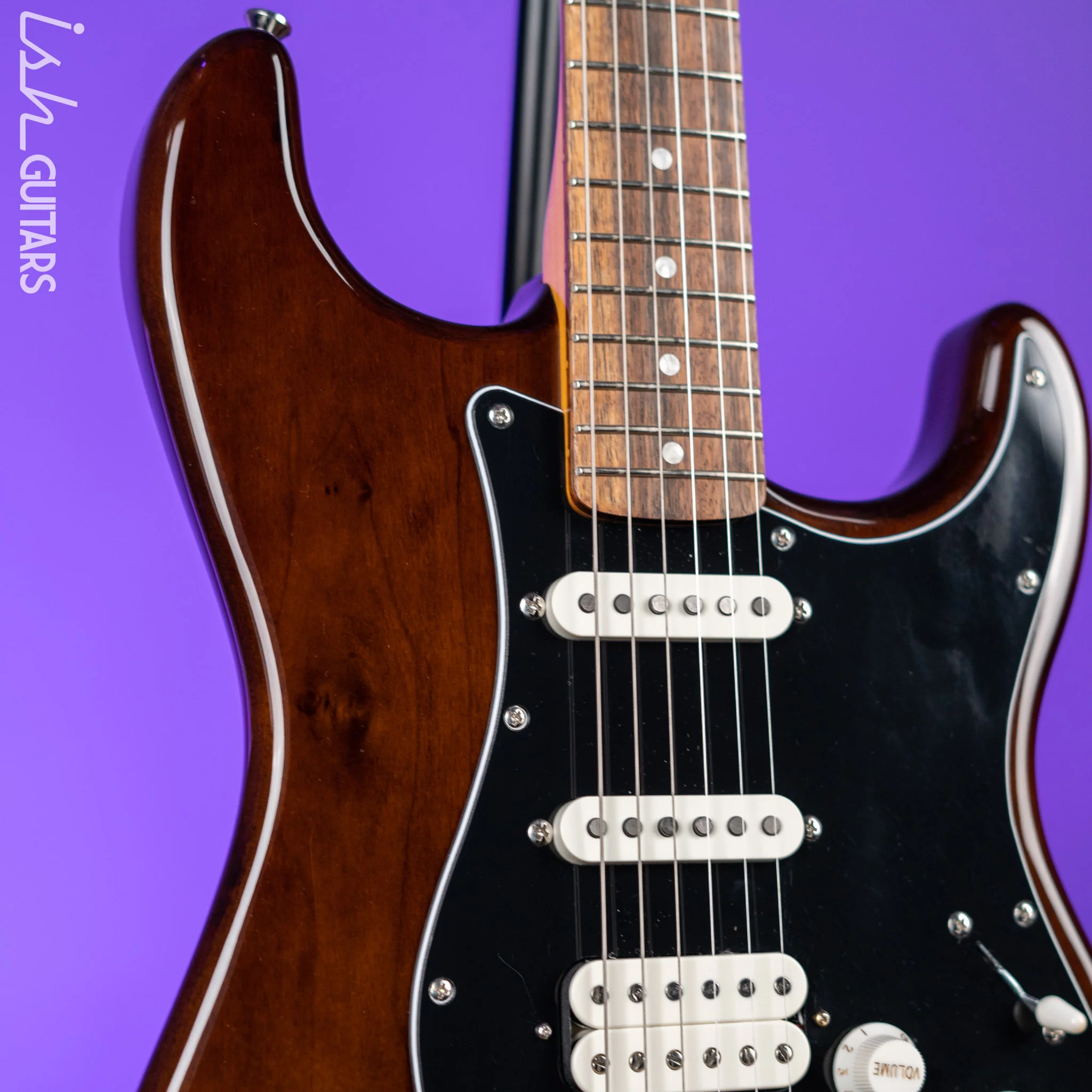 2022 Squier Classic Vibe 70’s HSS Natural Walnut - Image 3