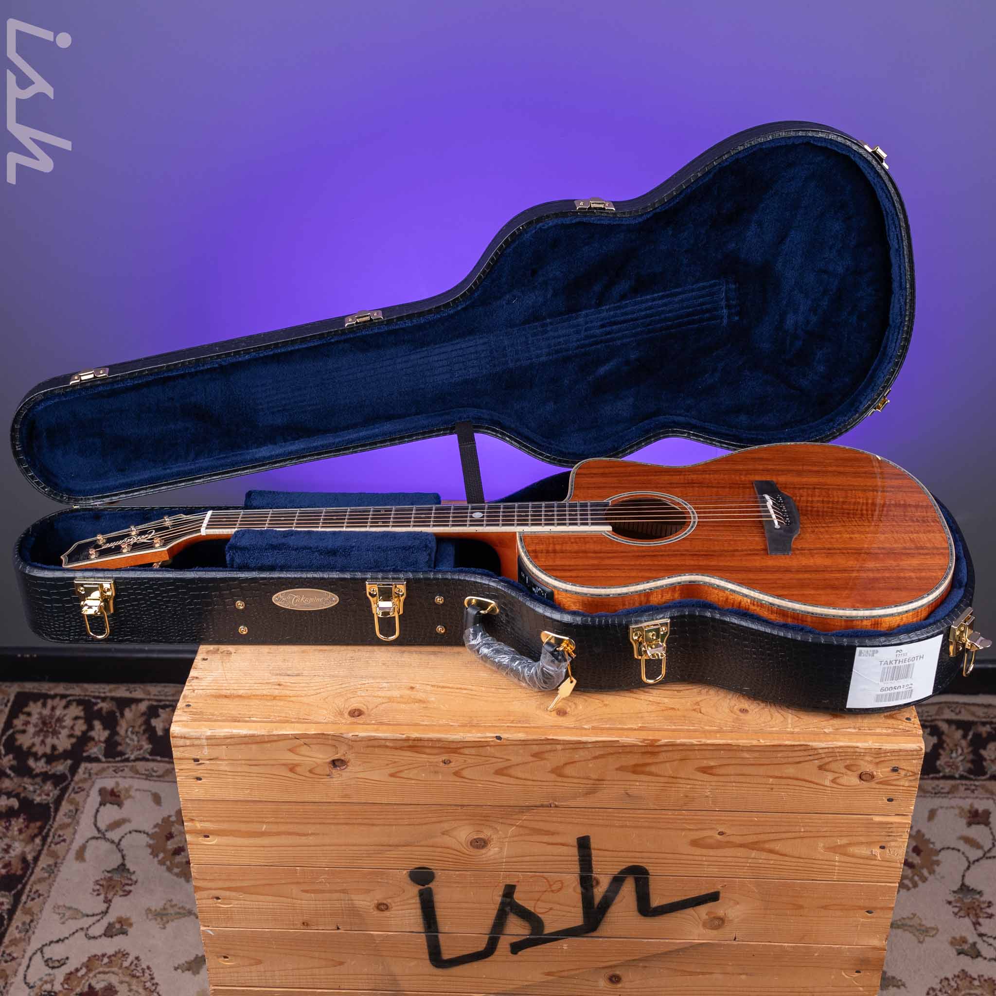 2022 Takamine “The 60th” Limited Edition Acoustic-Electric Guitar Natural - Real DIAMOND Inlay - Image 13