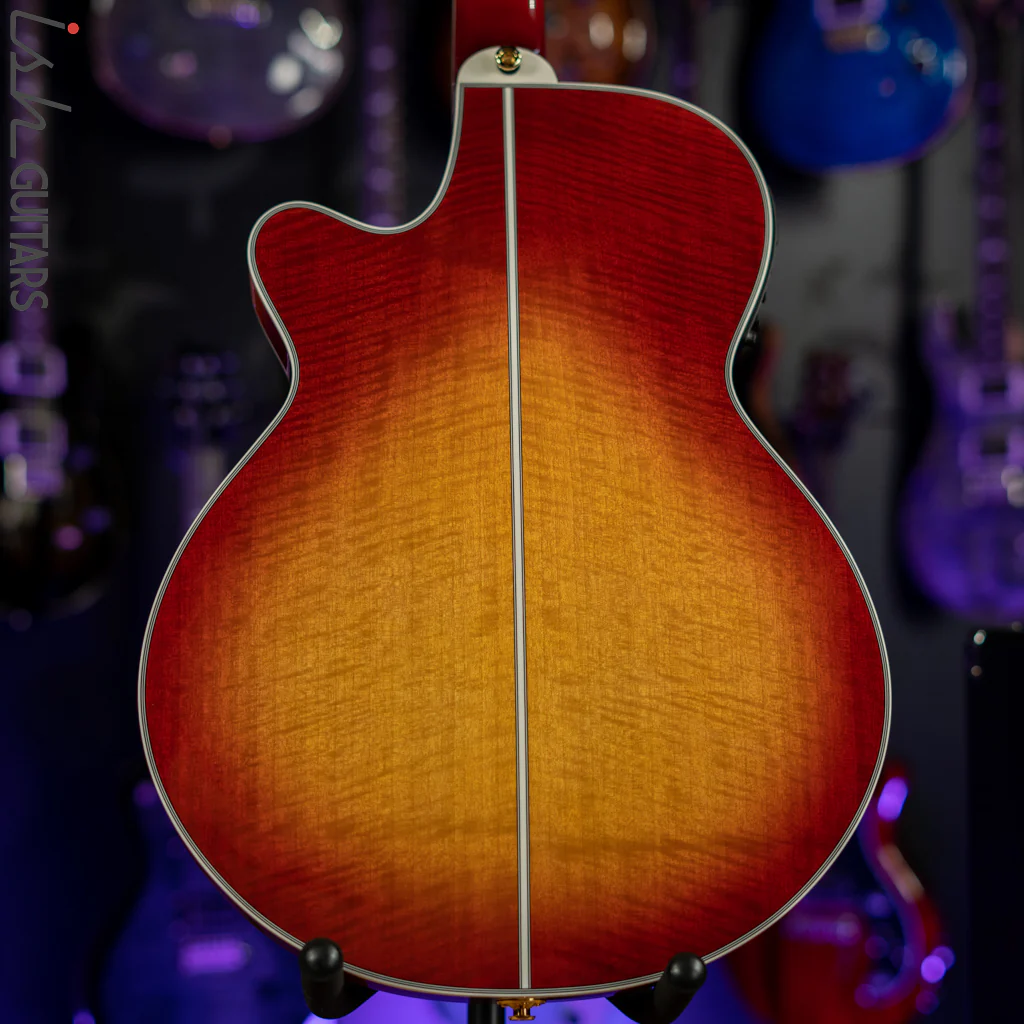 Takamine TSP178AC Acoustic-Electric Guitar Faded Cherry Burst - Image 8