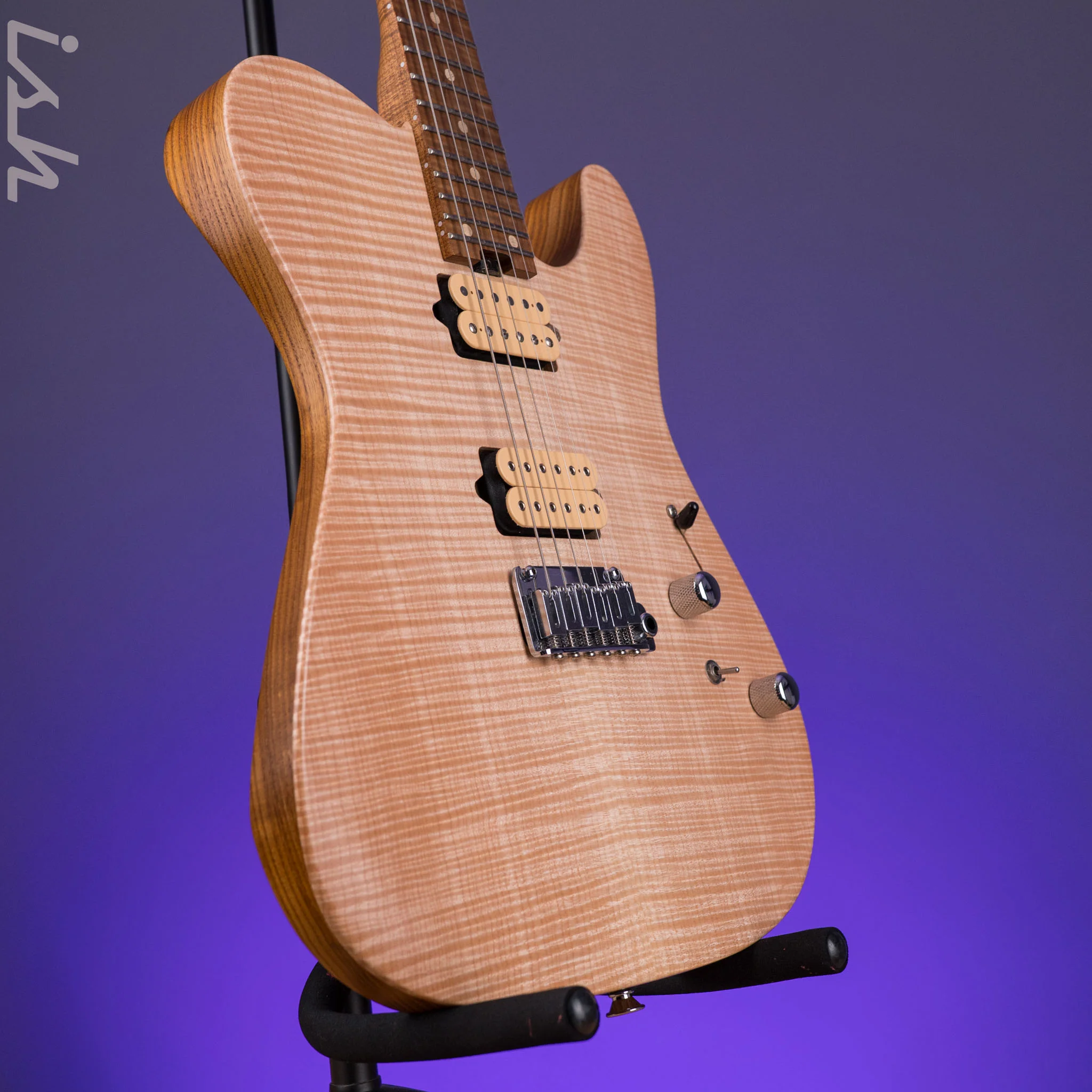 2023 Charvel Custom Shop Style 2 Natural Oil Masterbuilt Metal - Joe Williams - Image 3