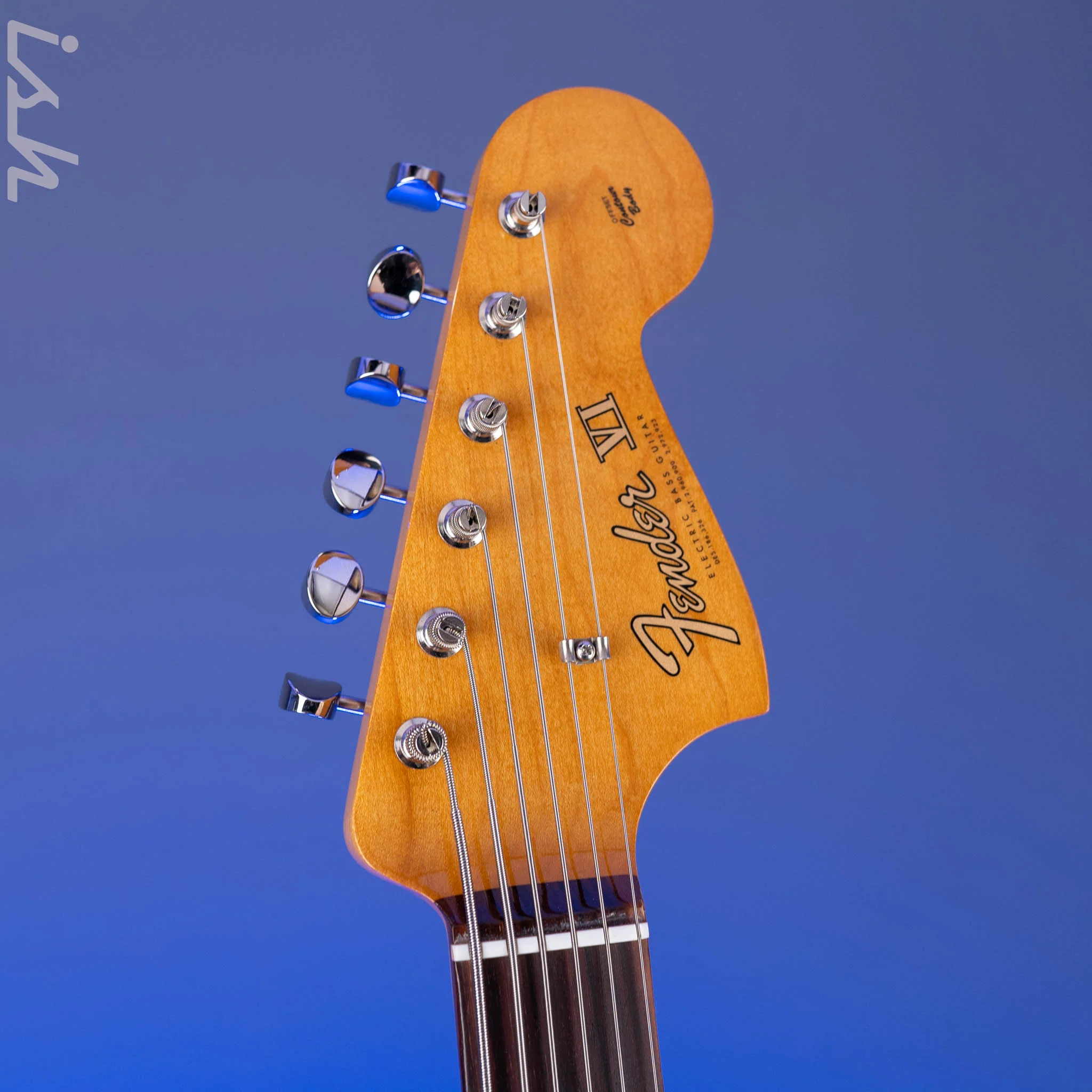 2023 Fender Bass VI Vintera Fiesta Red - Image 5