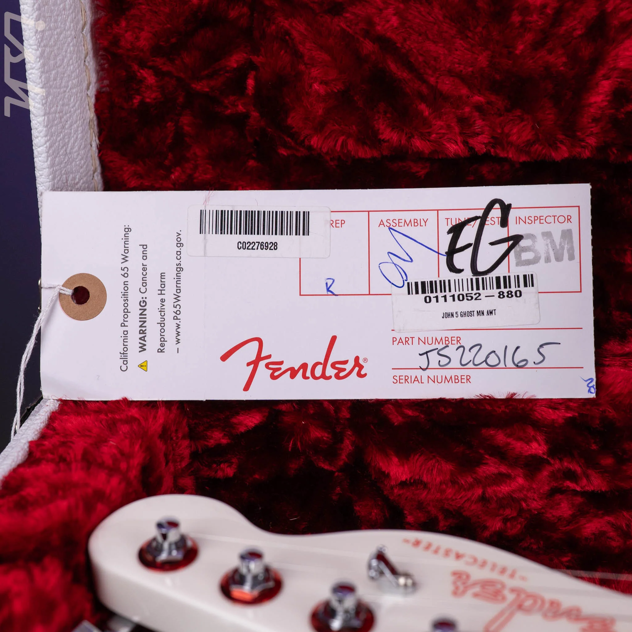 2023 Fender John 5 Ghost Telecaster - Image 20
