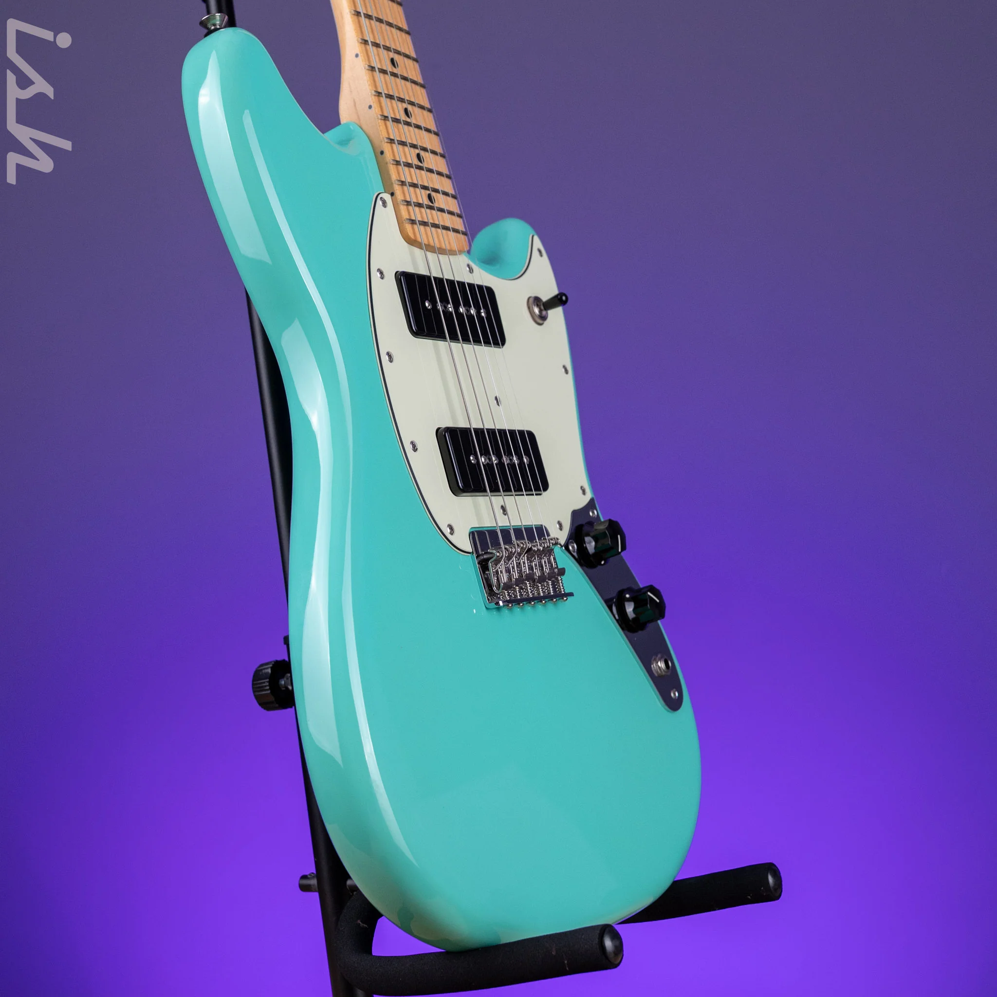 2023 Fender Player Mustang 90 Seafoam Green - Image 3