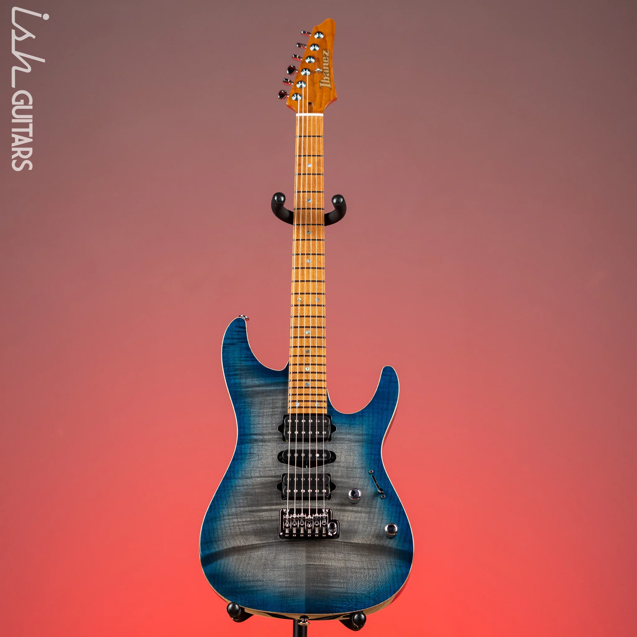 Ibanez AZ2407F Prestige Electric Guitar Sodalite Demo - Image 2