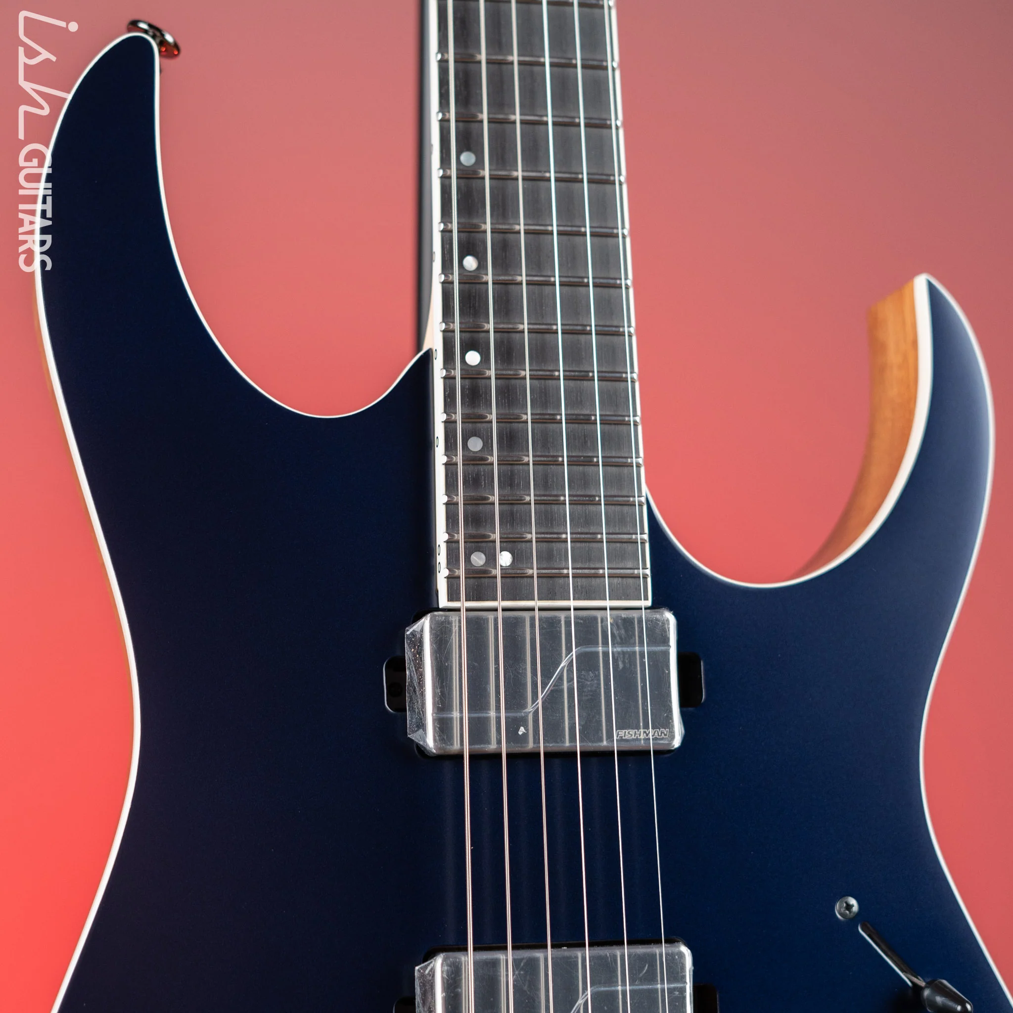Ibanez RG5121 Prestige Electric Guitar Dark Tide Blue Flat - Image 3