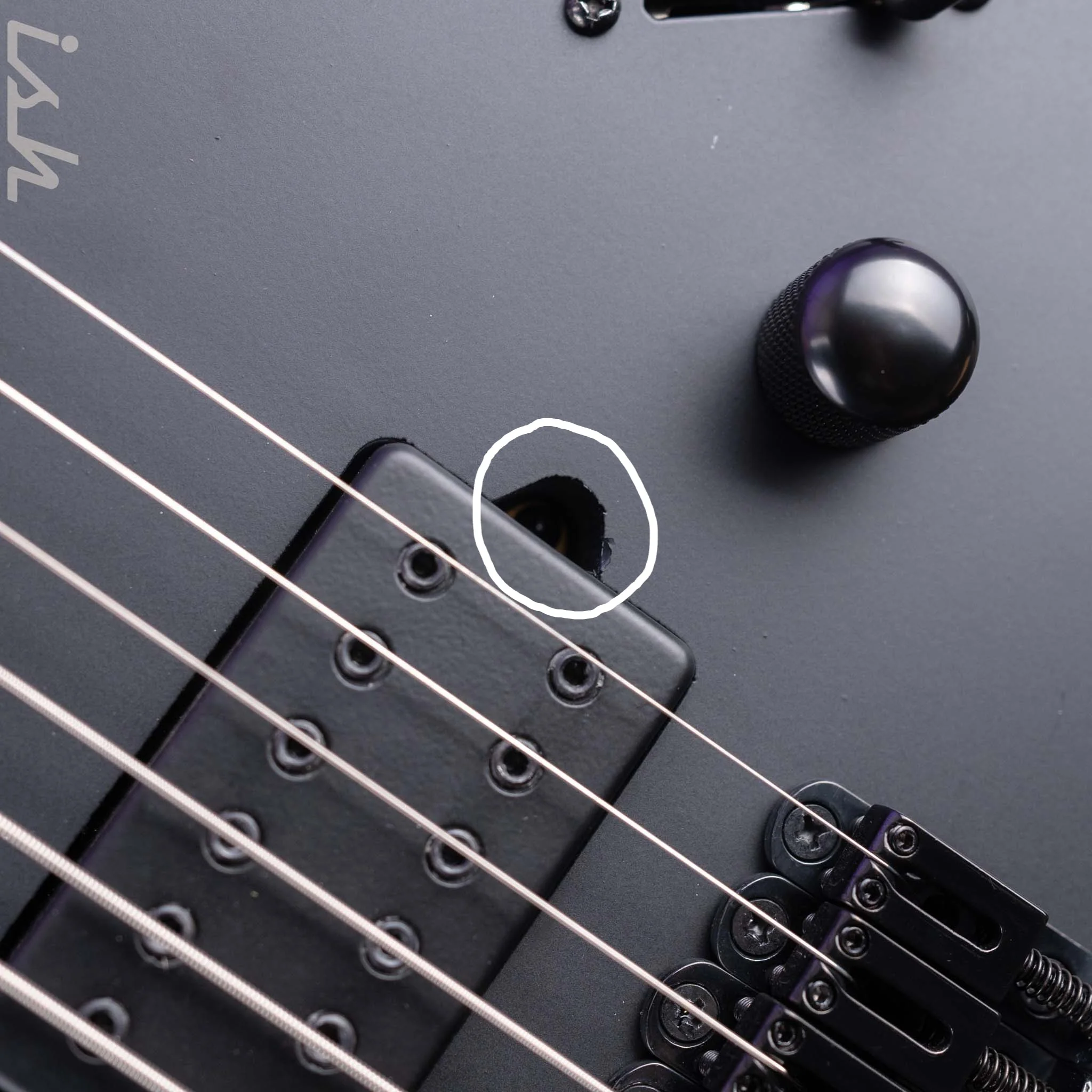 Ibanez RGRTBB21 Iron Label Baritone Electric Guitar Black Flat Demo - Image 6