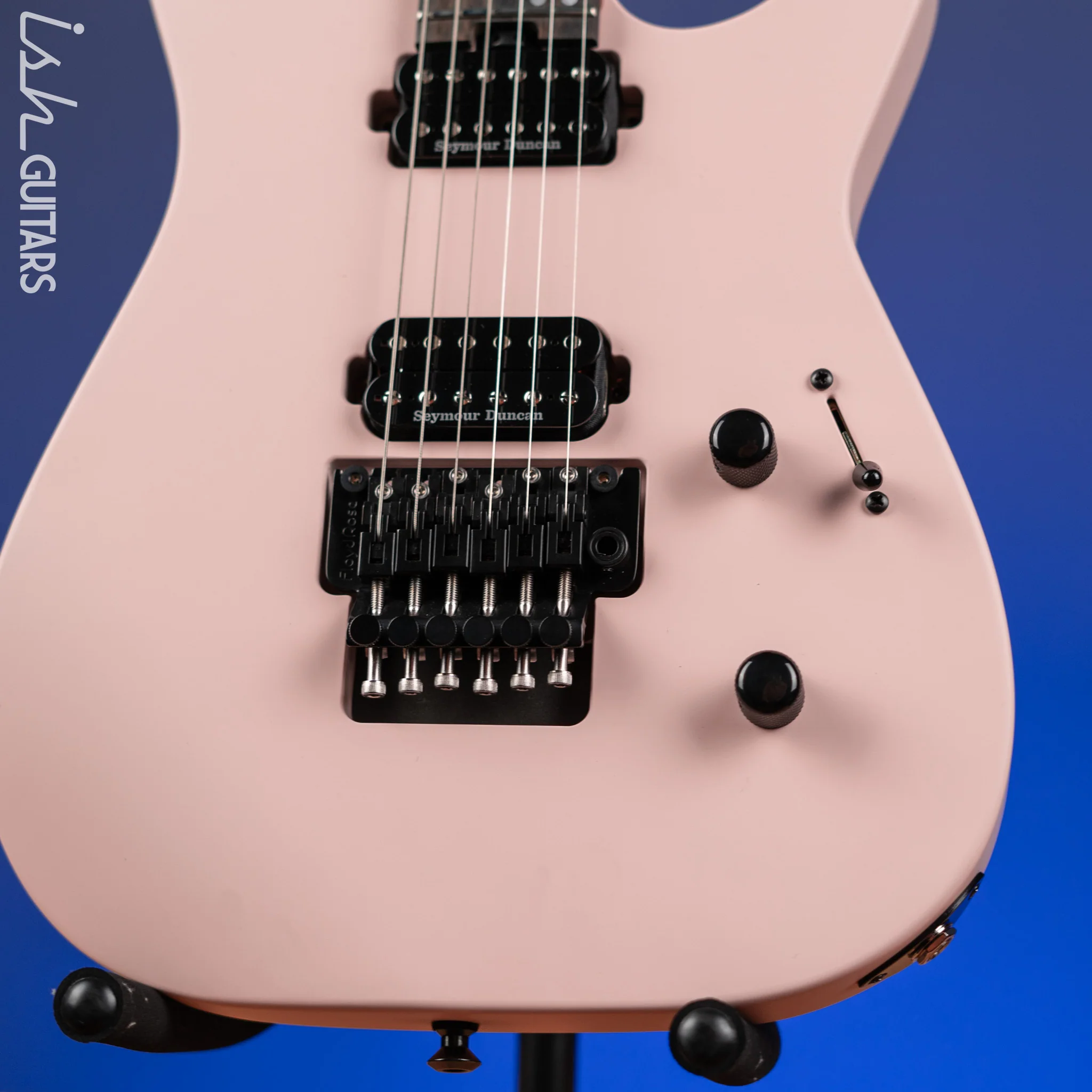 Jackson American Series Virtuoso Electric Guitar Satin Shell Pink Demo - Image 4