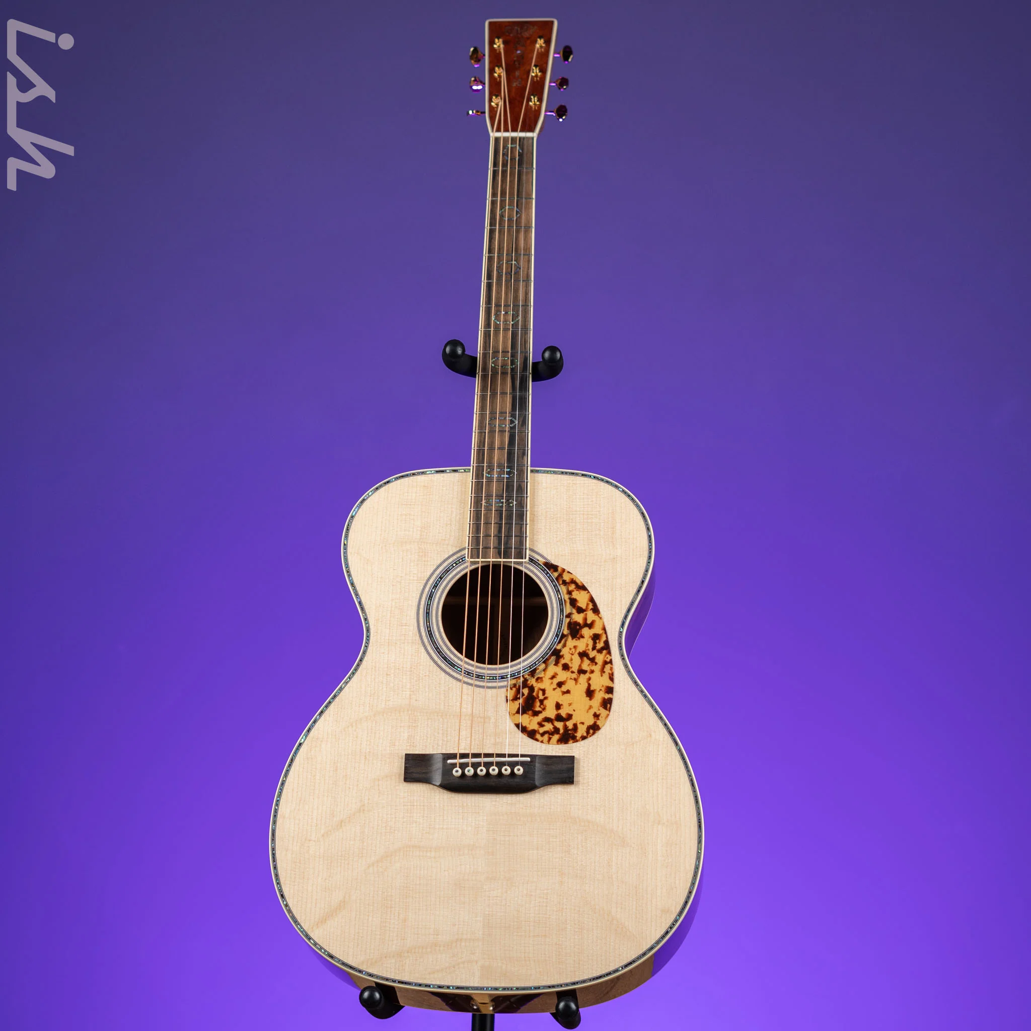 2023 Martin 000-41 Style Custom Shop - Bearclaw Spruce / Quilted Bubinga - Image 3