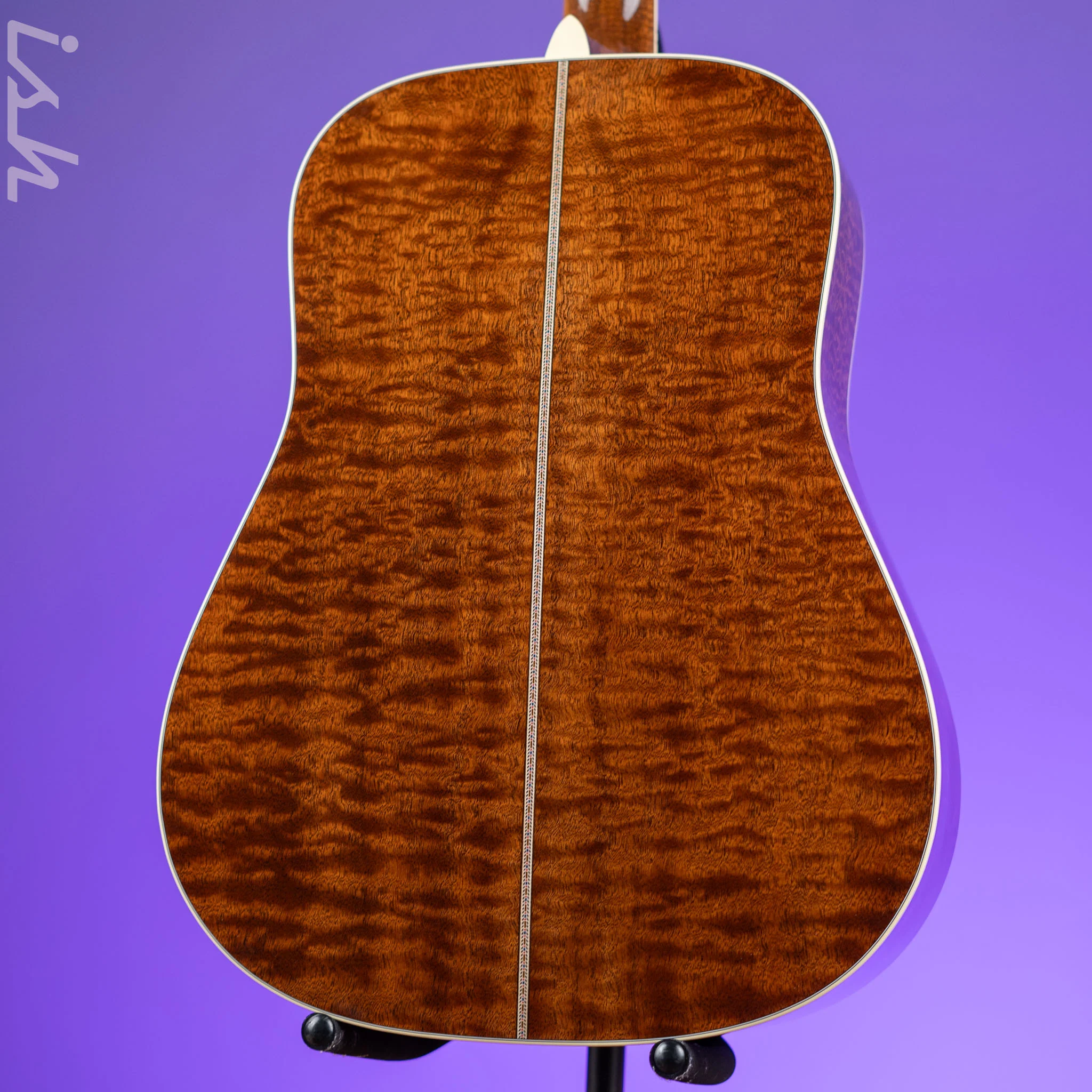 Martin D-42 Style Custom Shop - Quilted Pommele Sapele Premium Mahogany - Image 8