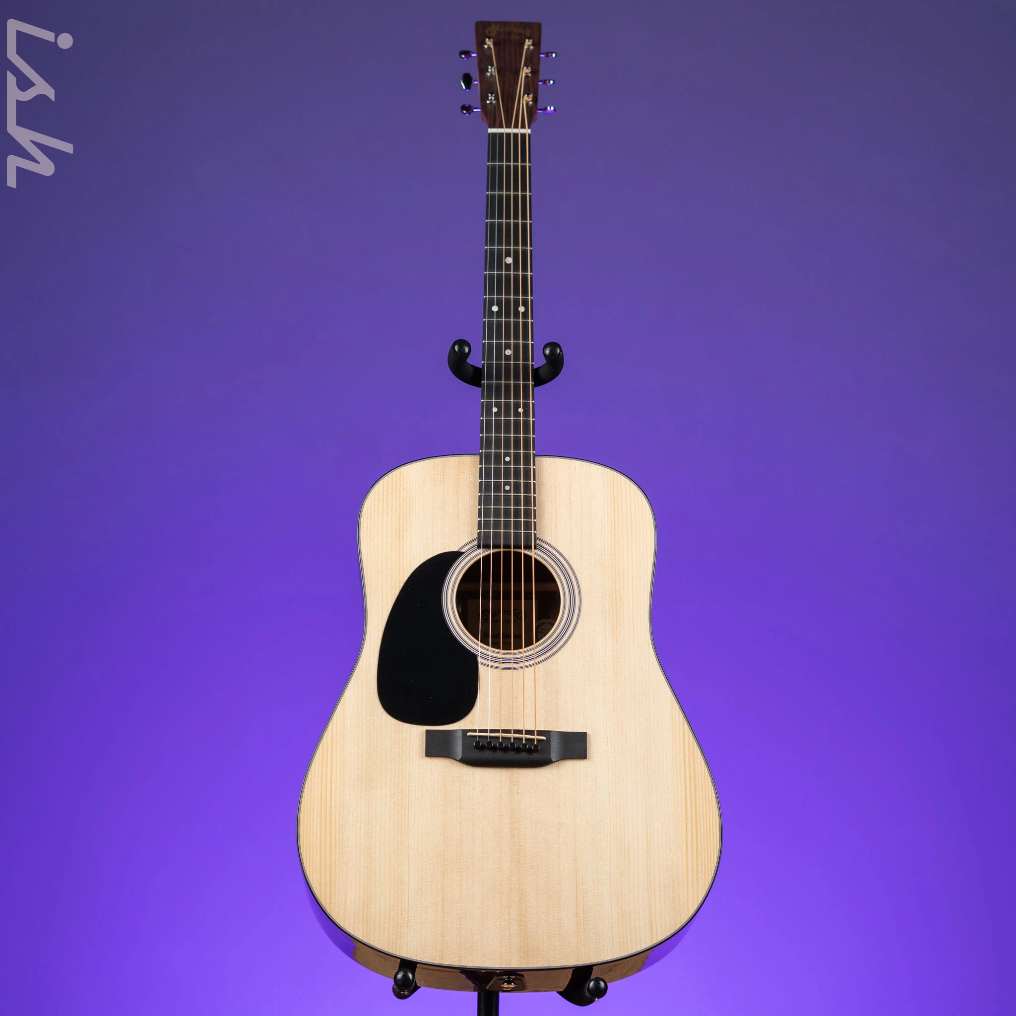 2023 Martin D-12E Road Series Left-Handed Acoustic-Electric Guitar - Natural - Image 2