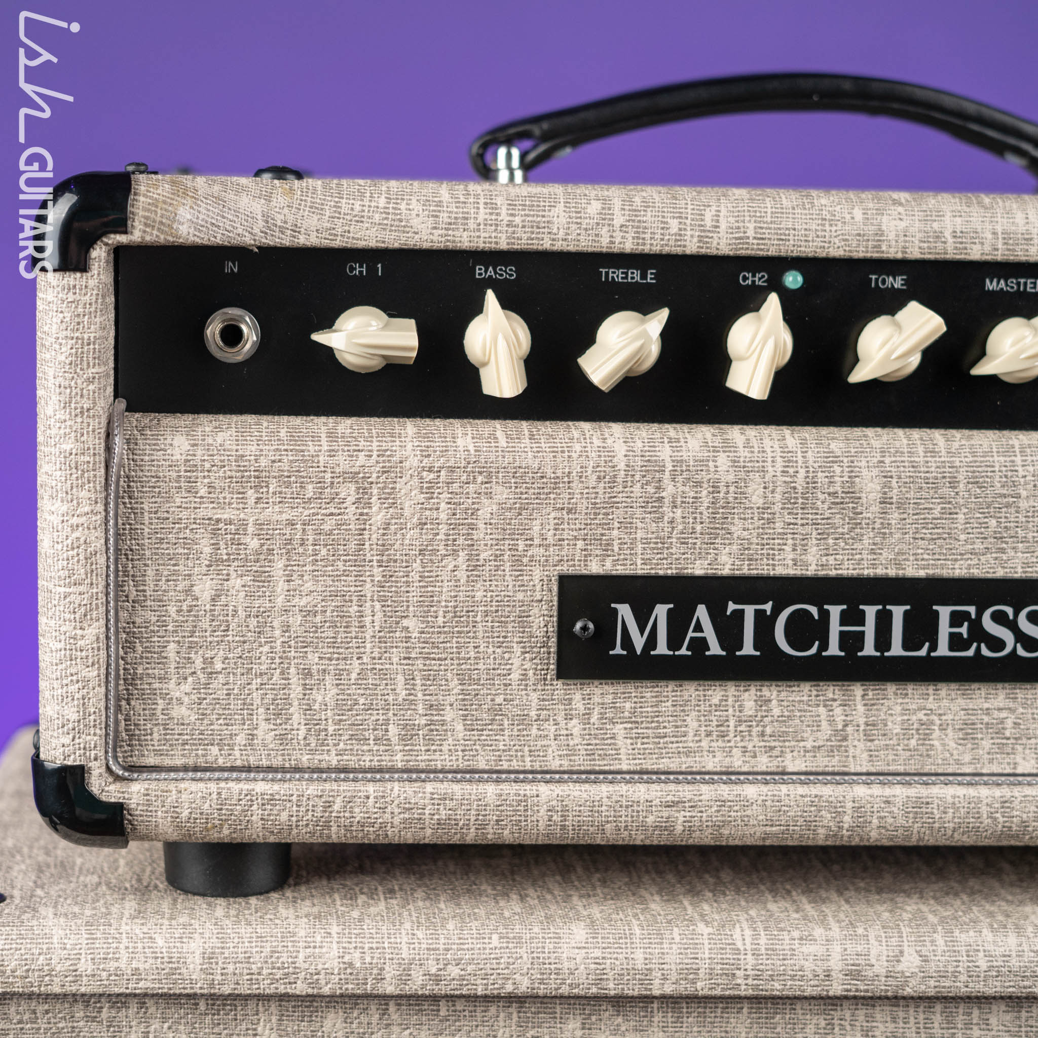 Matchless HC-15 Amplifier Head & ESS 1x12 Cabinet Fawn - Image 4