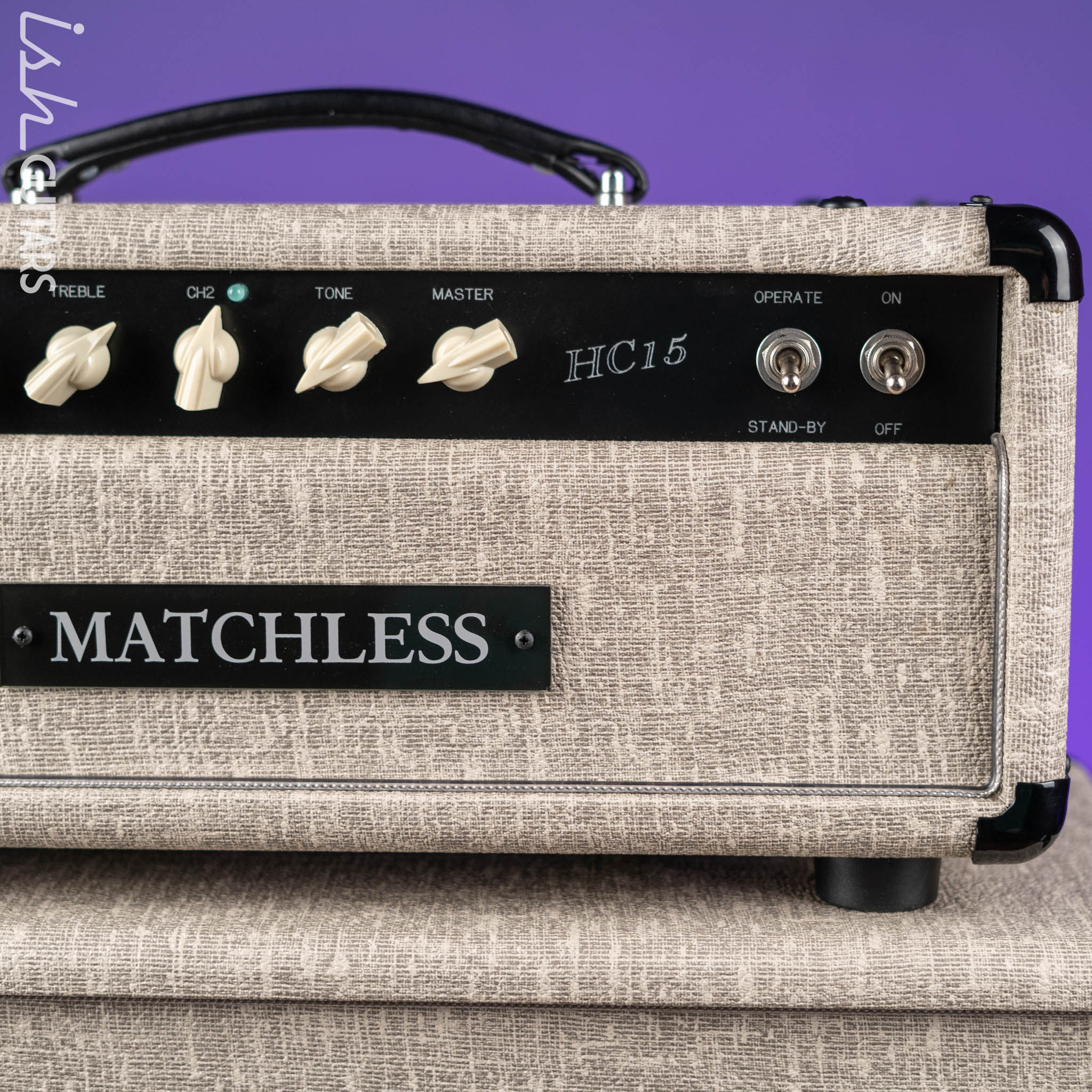 Matchless HC-15 Amplifier Head & ESS 1x12 Cabinet Fawn - Image 5