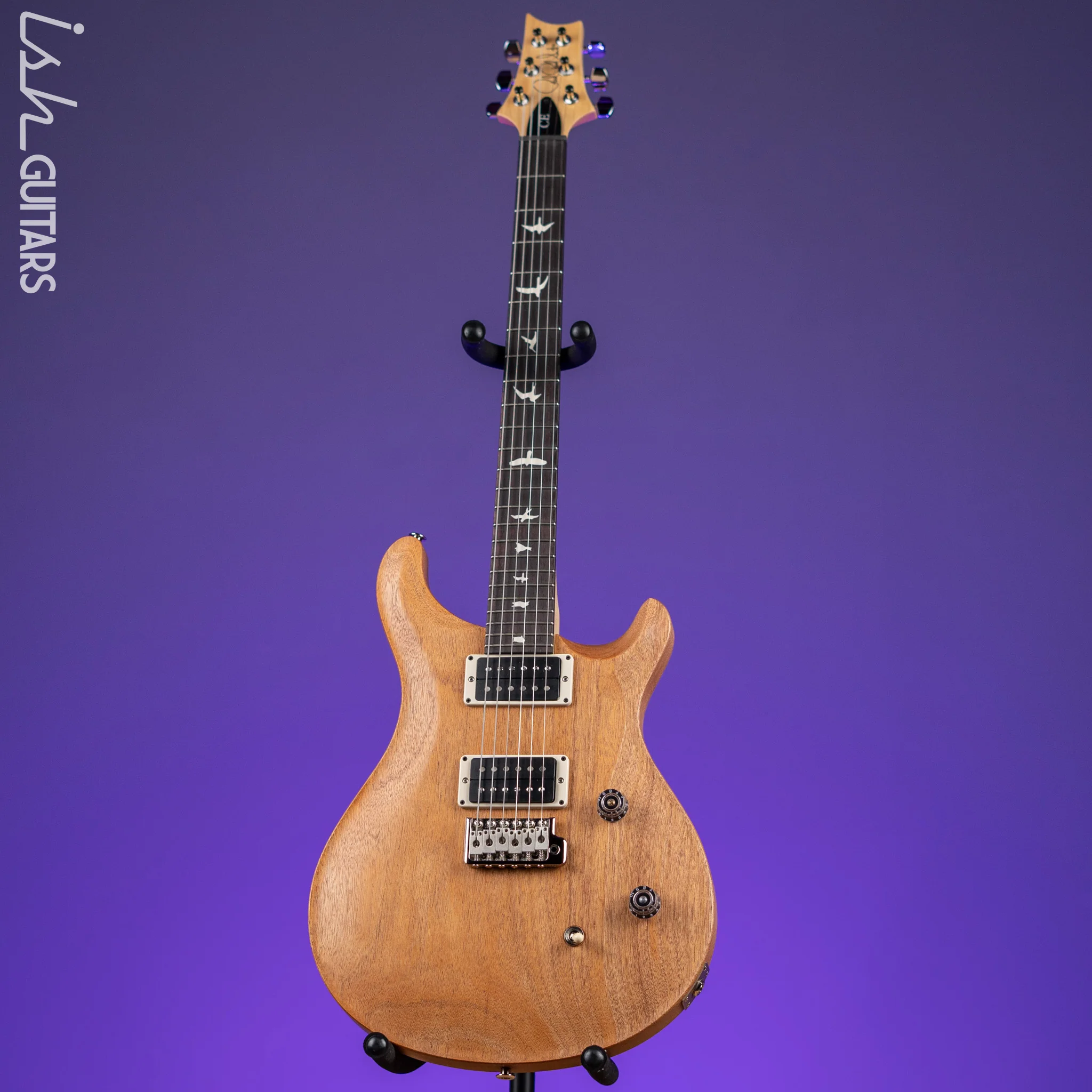 PRS CE 24 Standard Satin Nitro Electric Guitar Natural - Image 2